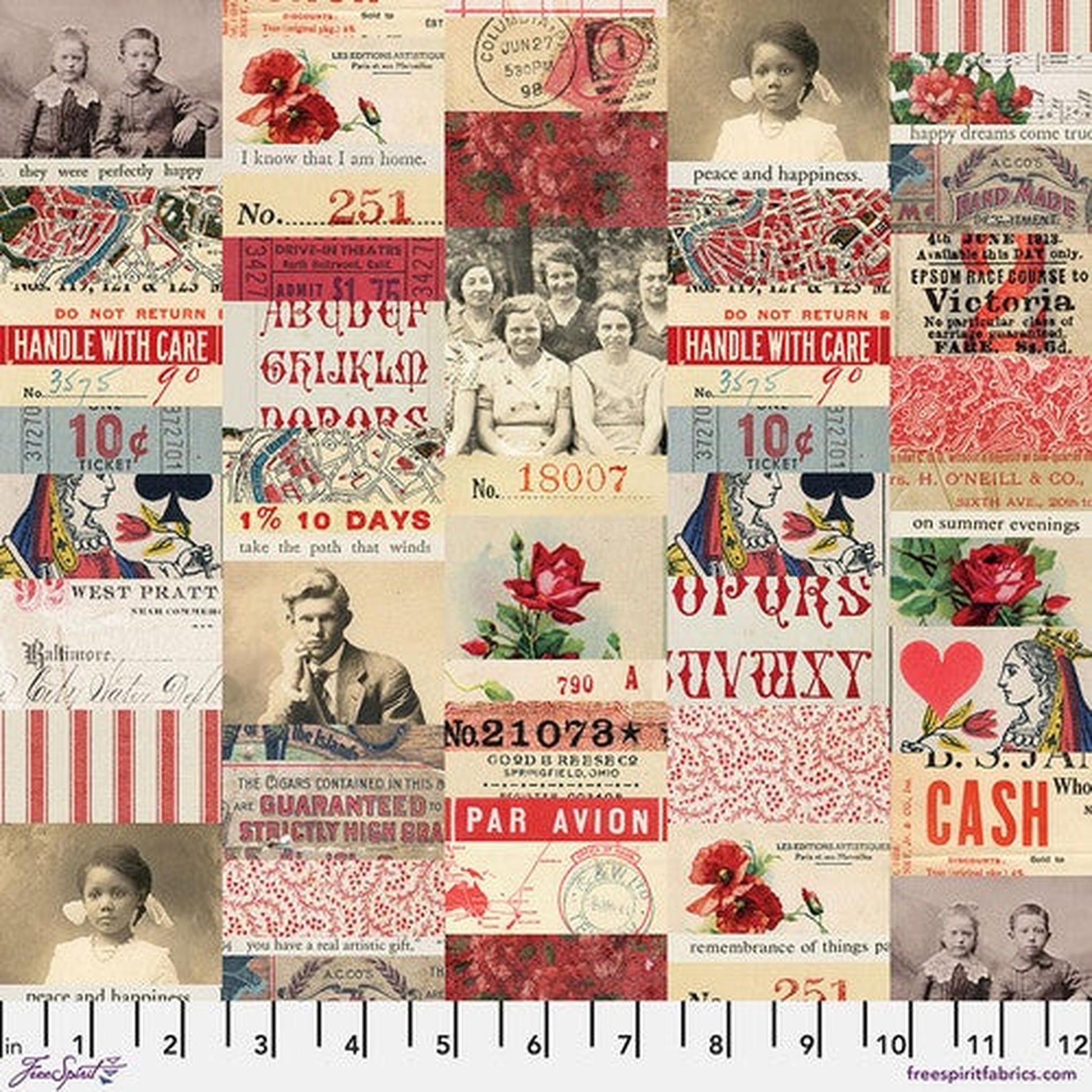 Palette Red by Tim Holtz - Collage