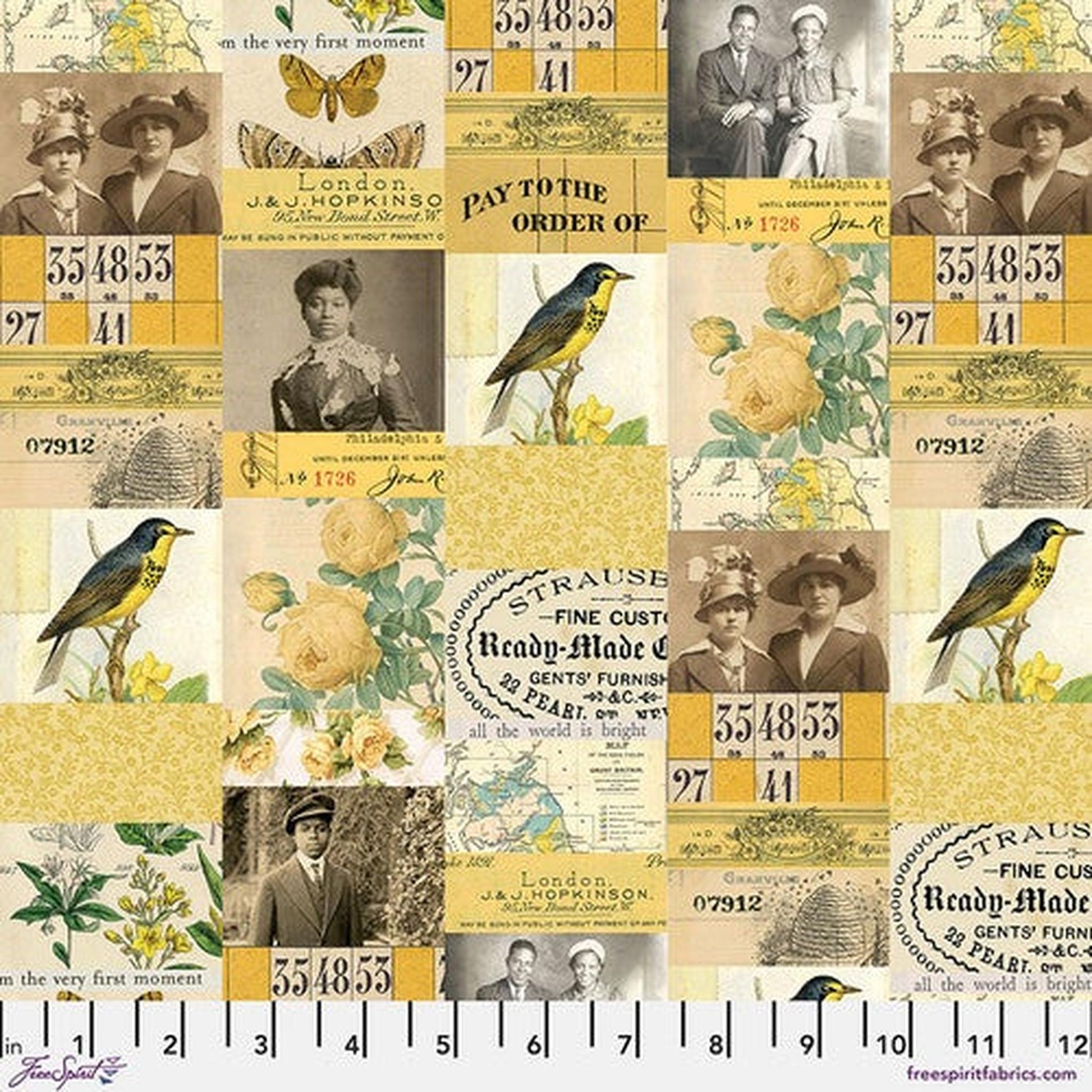 Palette Yellow by Tim Holtz - Collage