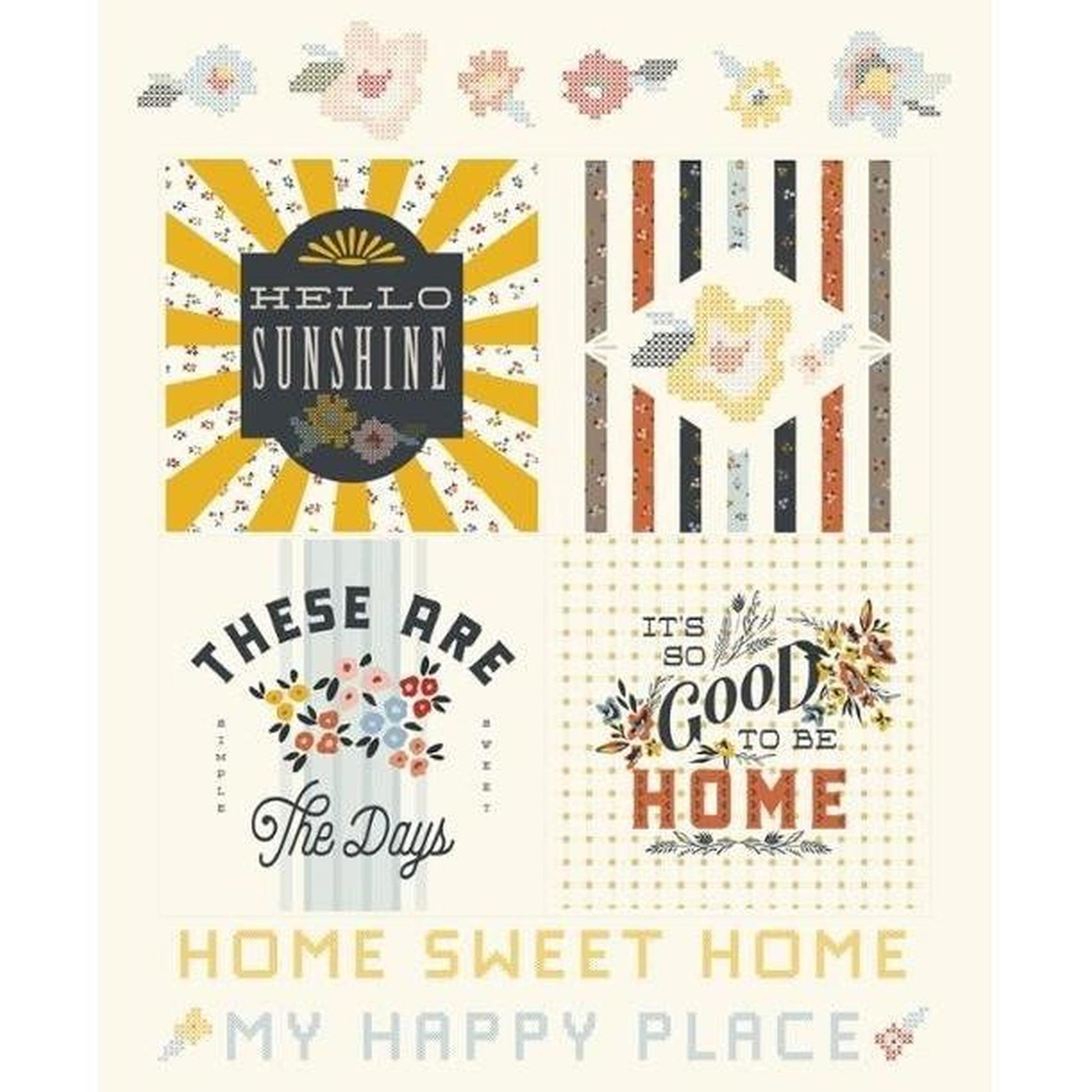 Panel Dawn on the Prairie Unbleached 36" x 44"