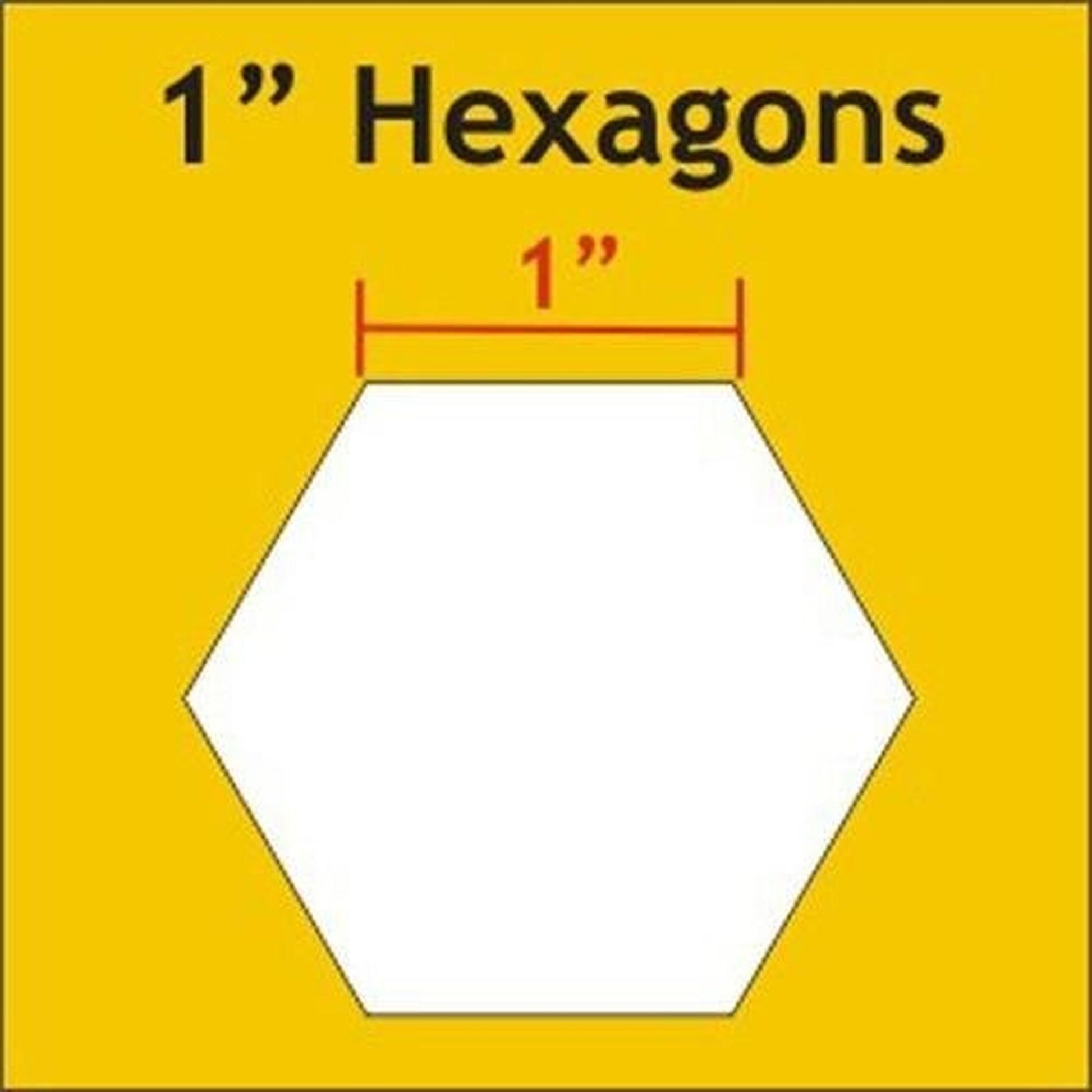 Paper Pieces: Hexagon 1" - Large Pack (600 pieces)