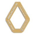 Paper Pieces: Jewel 1 1/2" - Windowed Cutting Template
