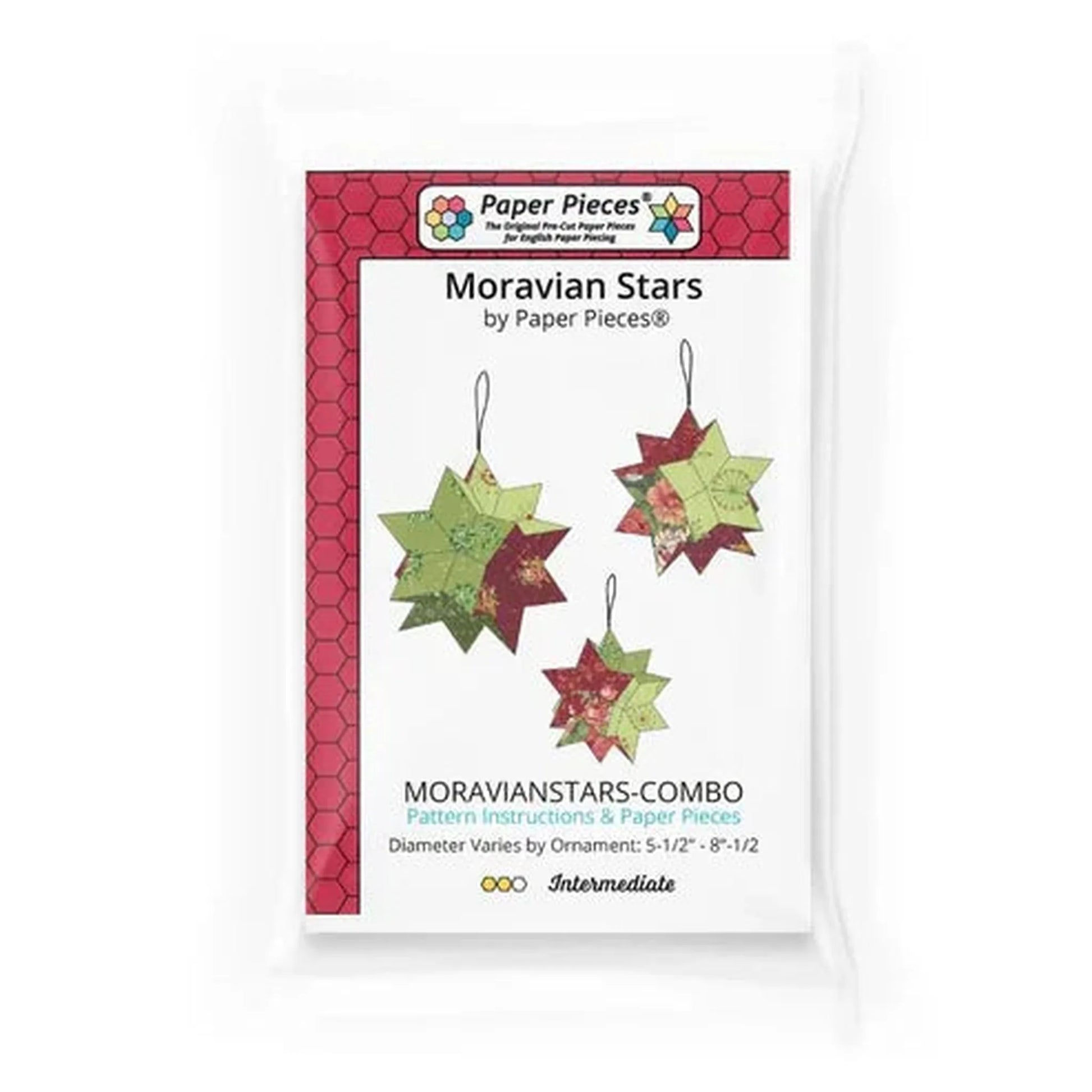 Paper Pieces: Moravian Star Pattern and Paper pieces