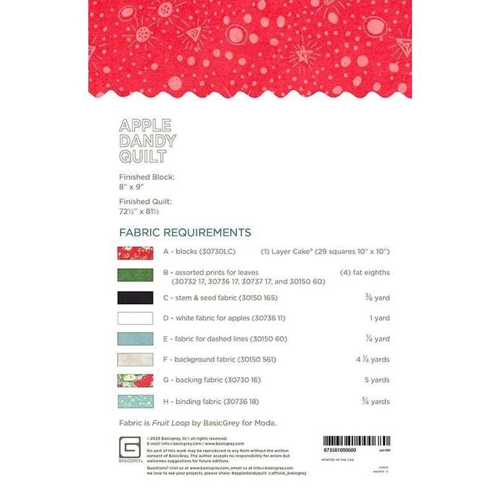 Pattern: Apple Dandy