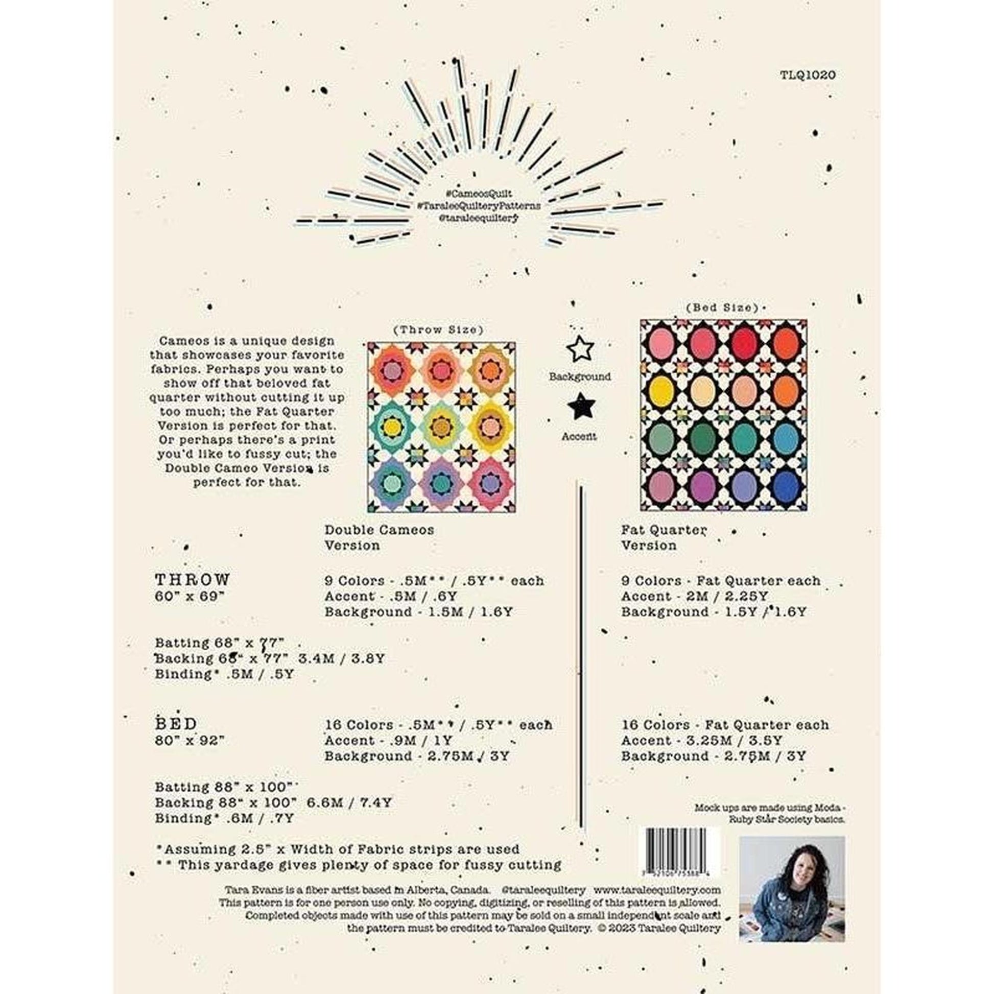 Pattern: Cameos by Taralee Quiltery