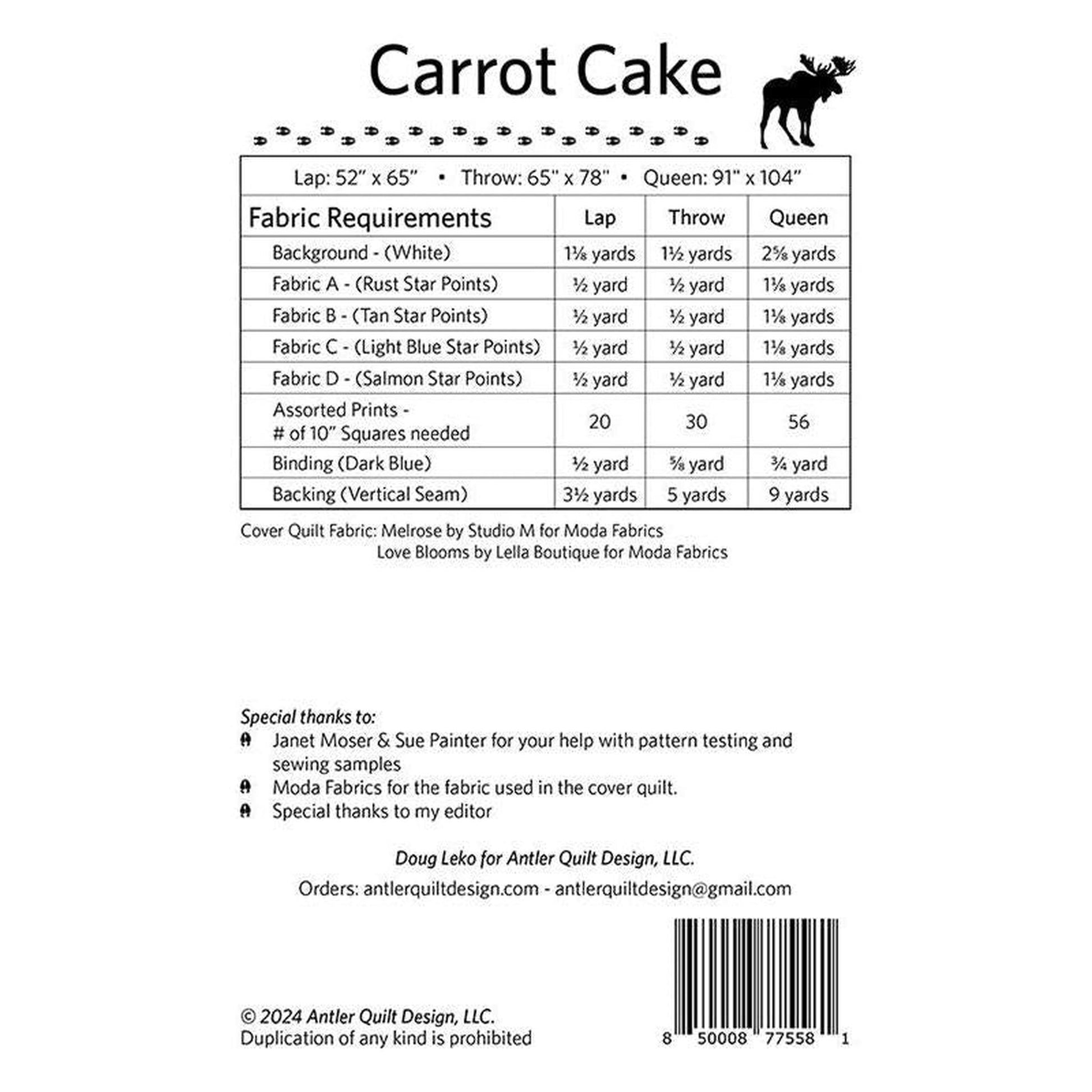 Pattern: Carrot Cake