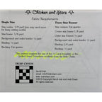 Pattern: Chicken and Stars Runner