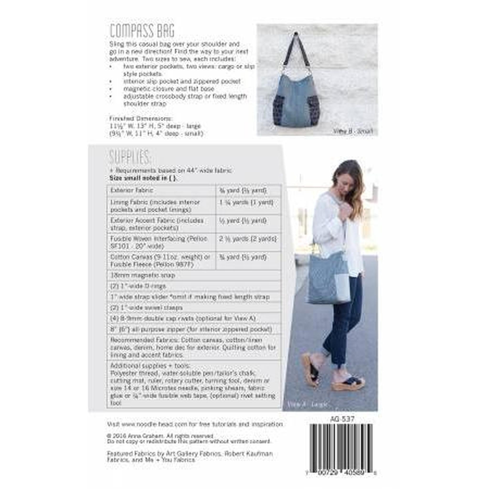 Pattern: Compass Bag