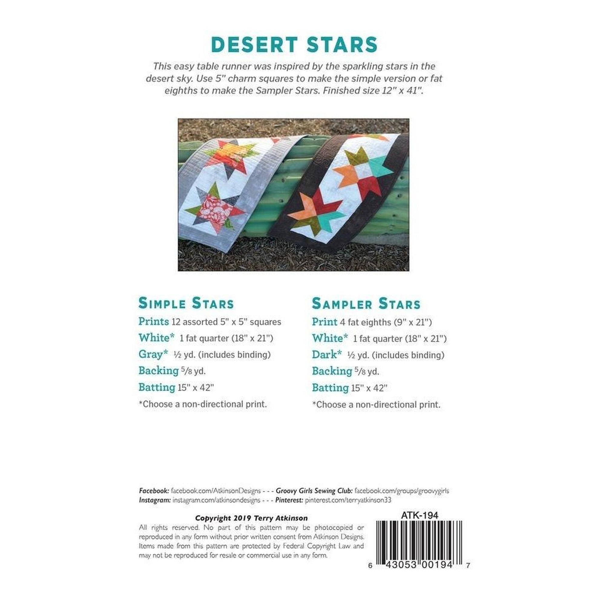 Pattern: Desert Stars