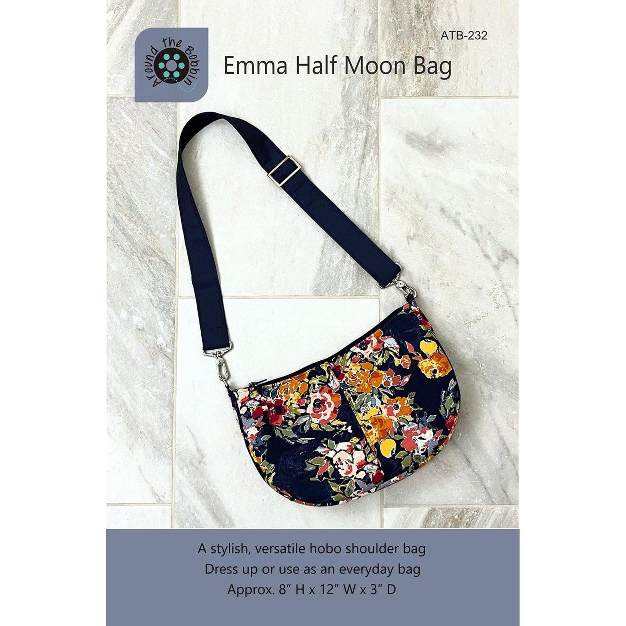Pattern: Emma Half Moon Bag
