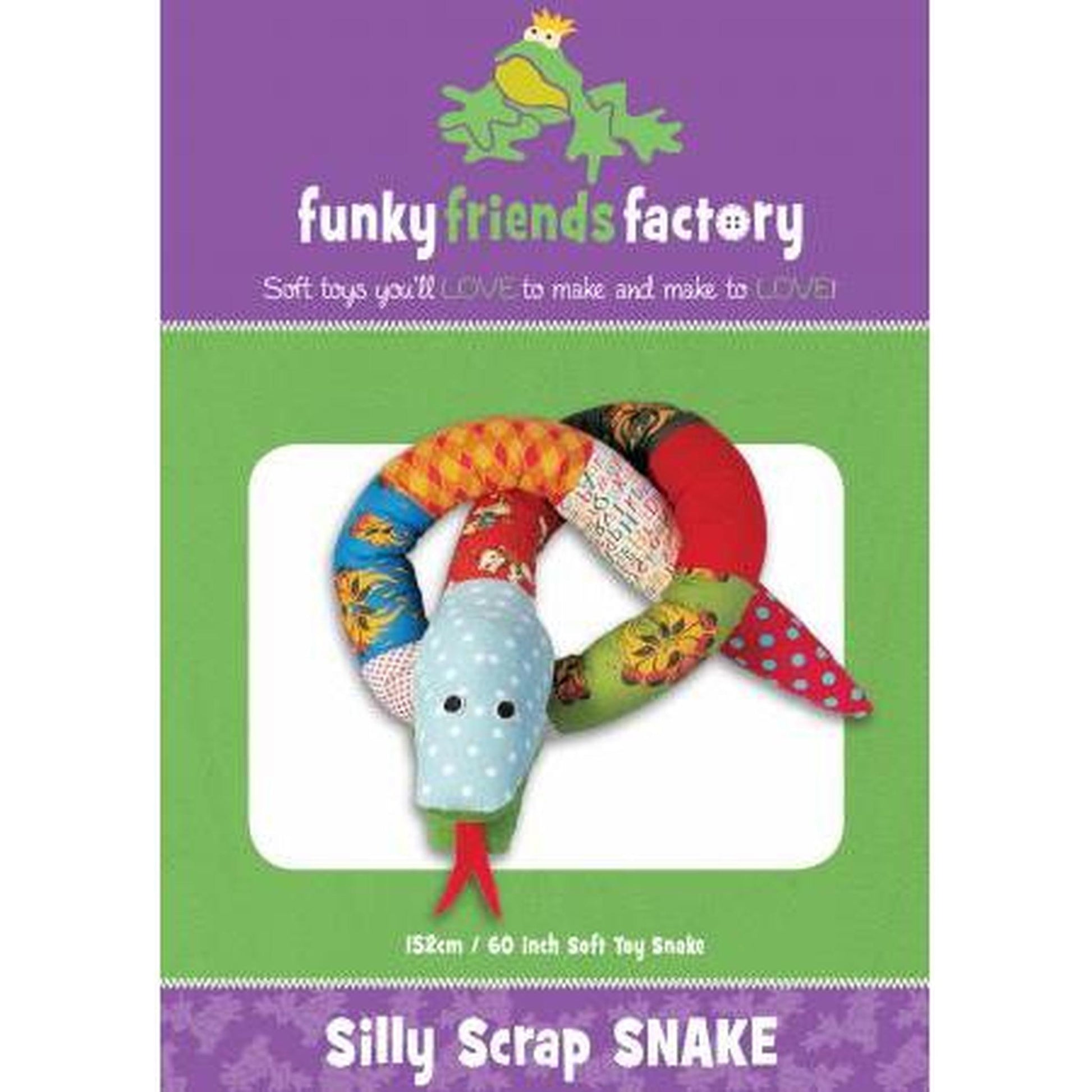 Pattern: Funky Friends Factory Silly Scrap Snake