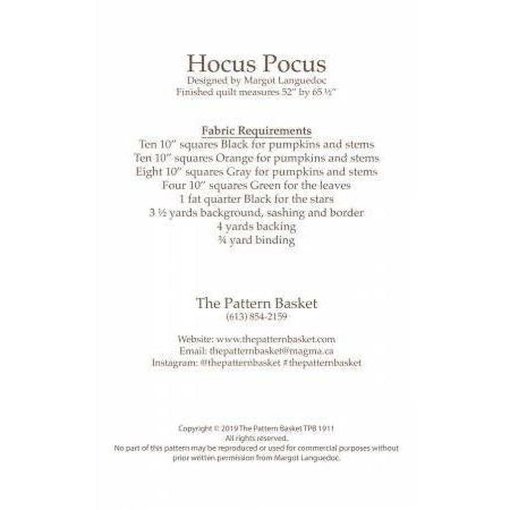 Pattern: Hocus Pocus