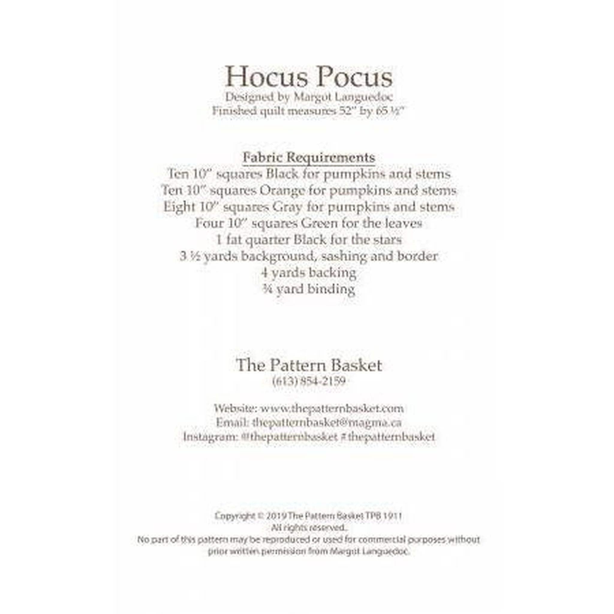 Pattern: Hocus Pocus