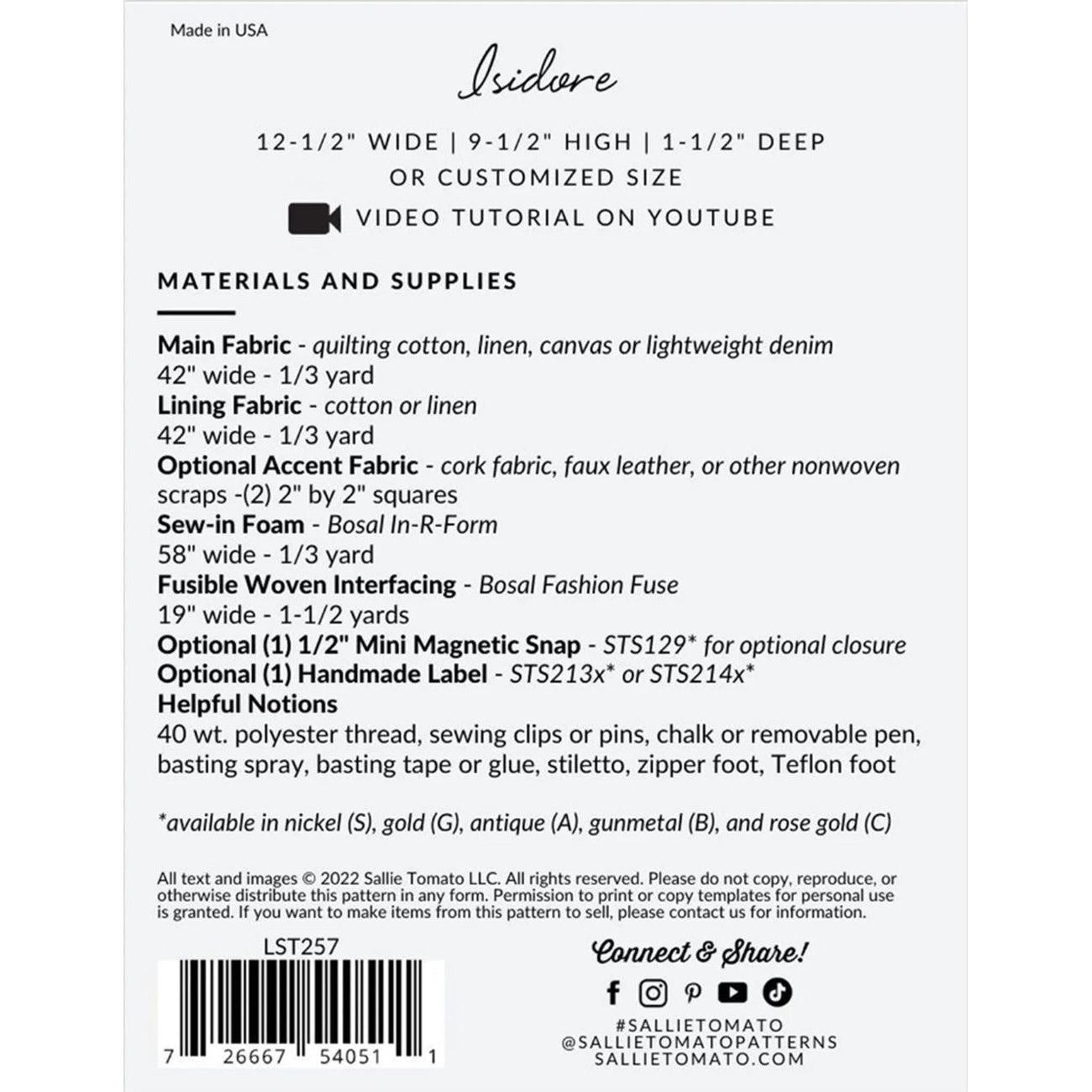 Pattern: Isidore