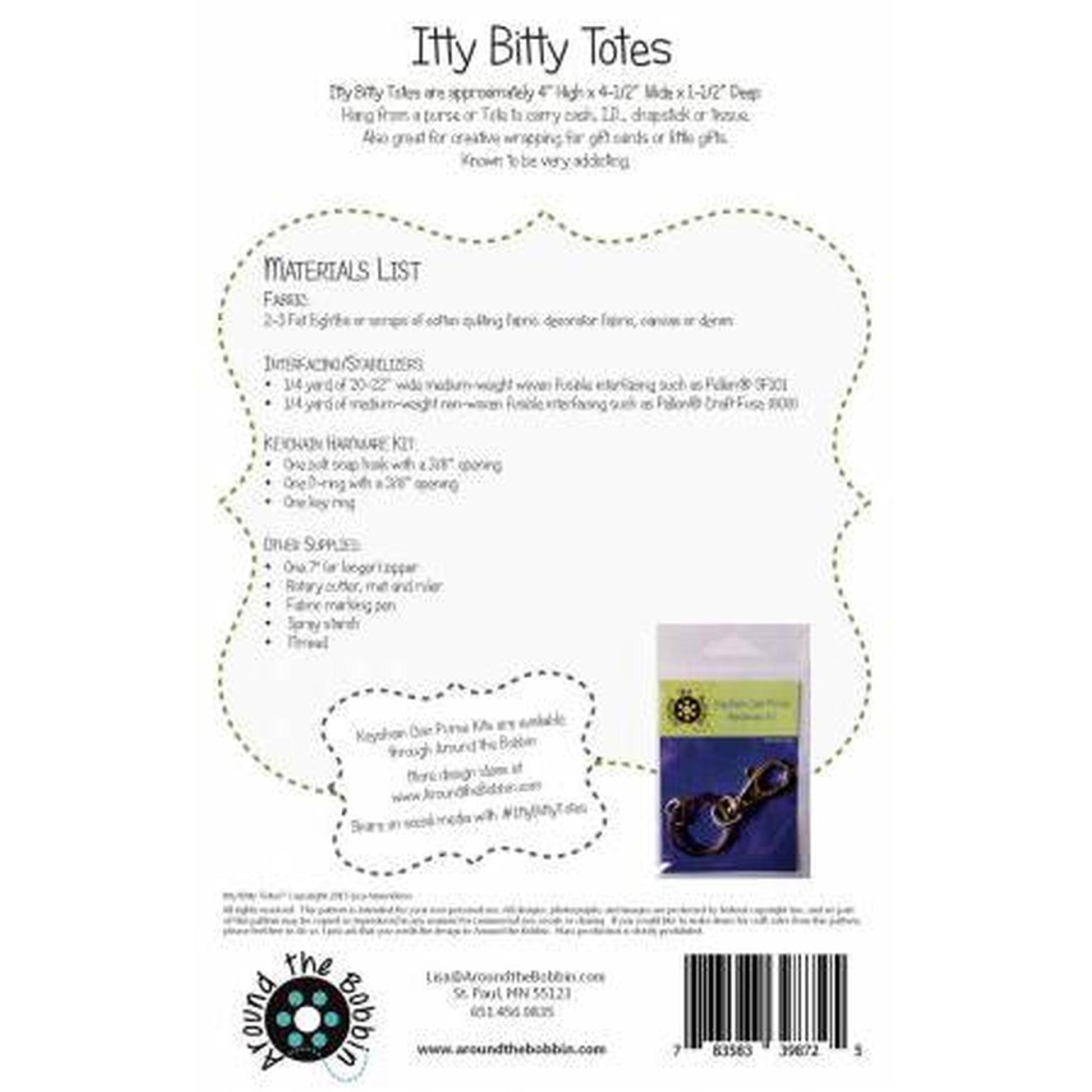 Pattern: Itty Bitty Totes