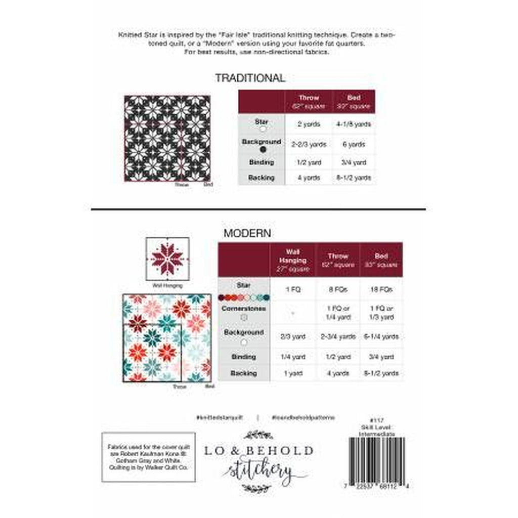 Pattern: Knitted Star