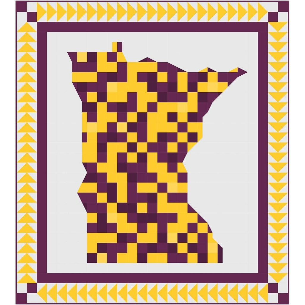 Meandering Minnesota Quilt Pattern by Lake Girl Quilts