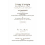 Pattern: Merry and Bright