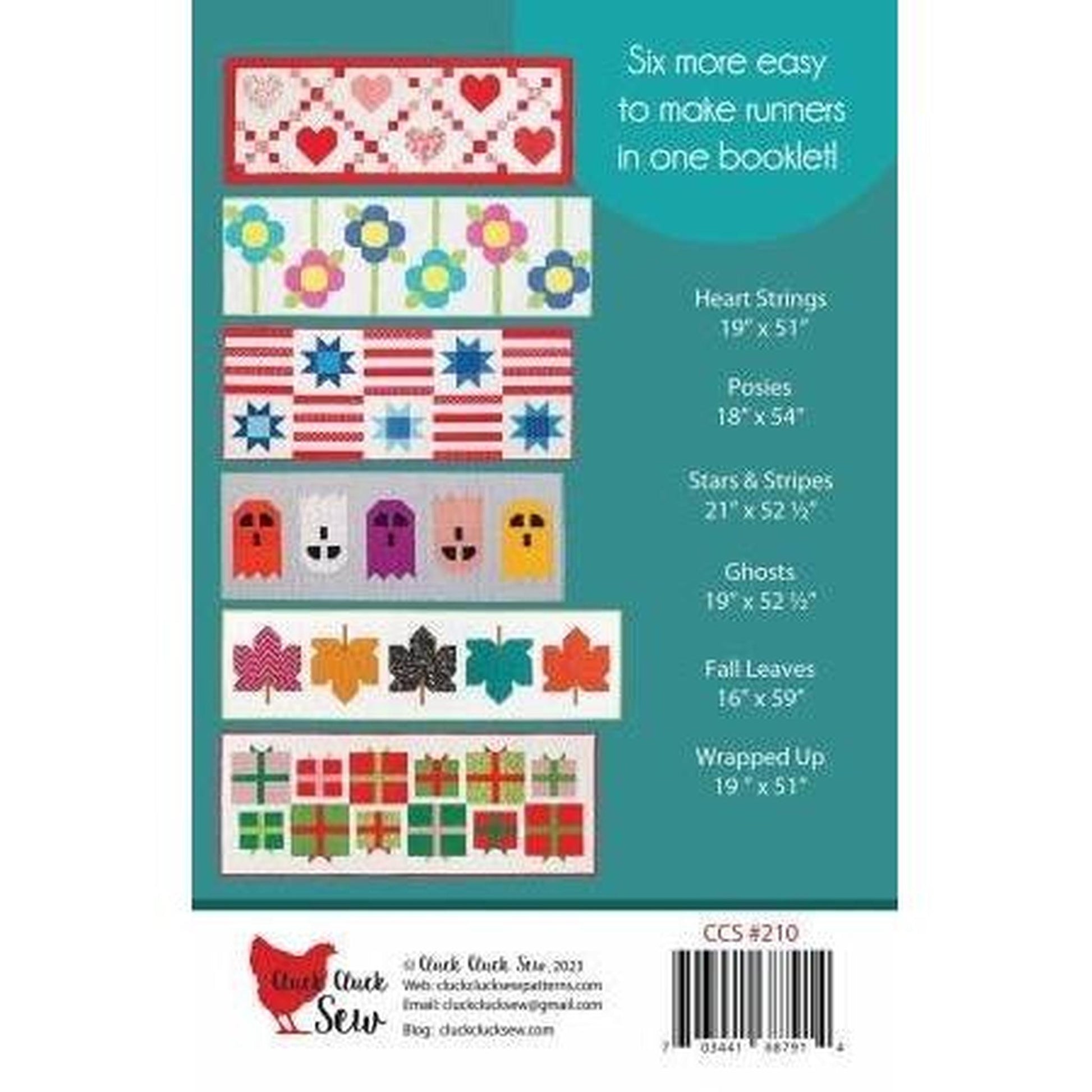 Pattern: Modern Holiday Table Runners Vol.2
