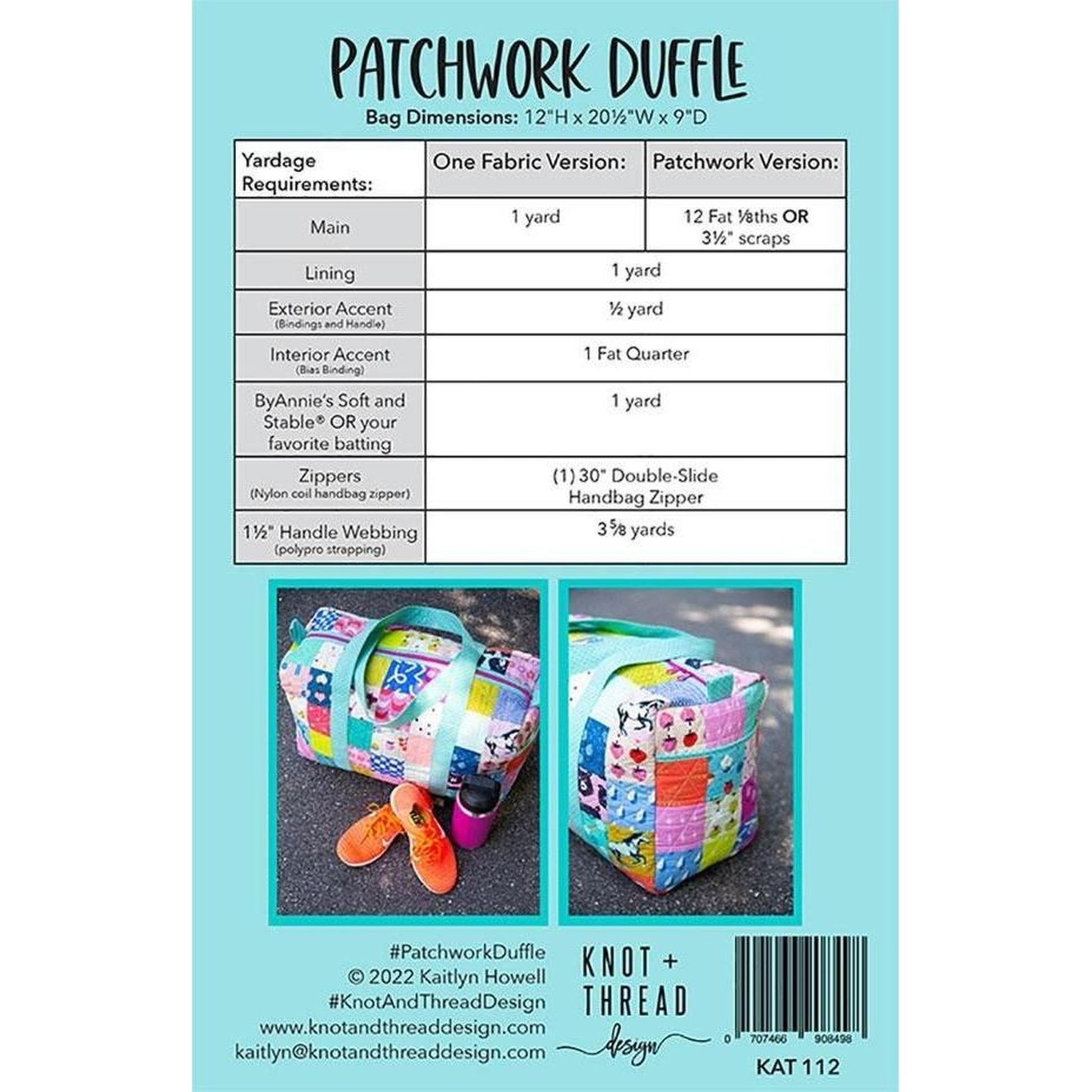Pattern: Patchwork Duffle