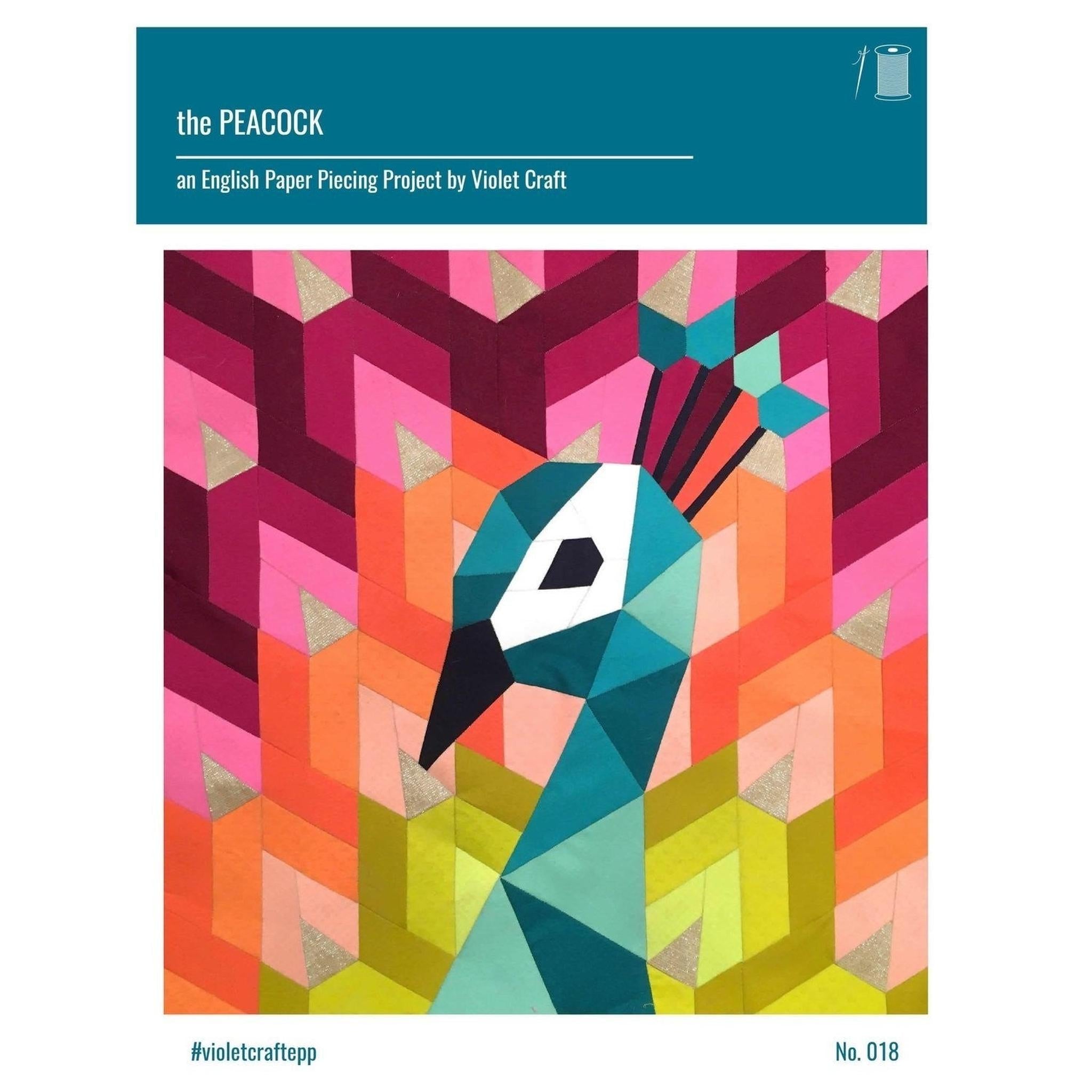Pattern: Peacock - English Paper Piecing