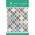 Pattern: Stained Glass Windows by Emily Dennis of Quilty Love