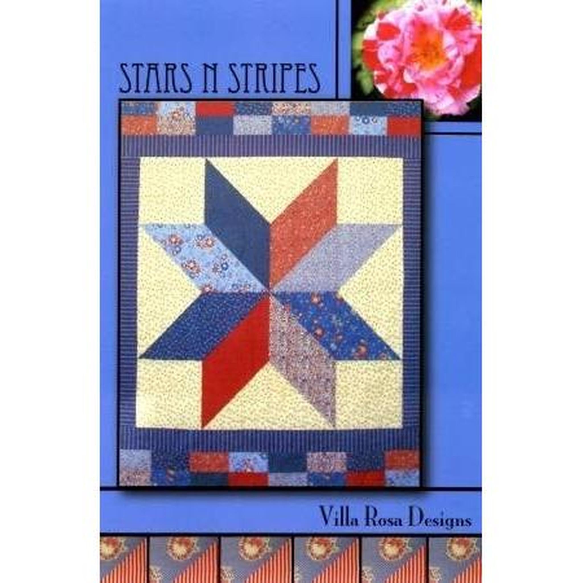 Villa Rosa Pattern - Stars and Stripes