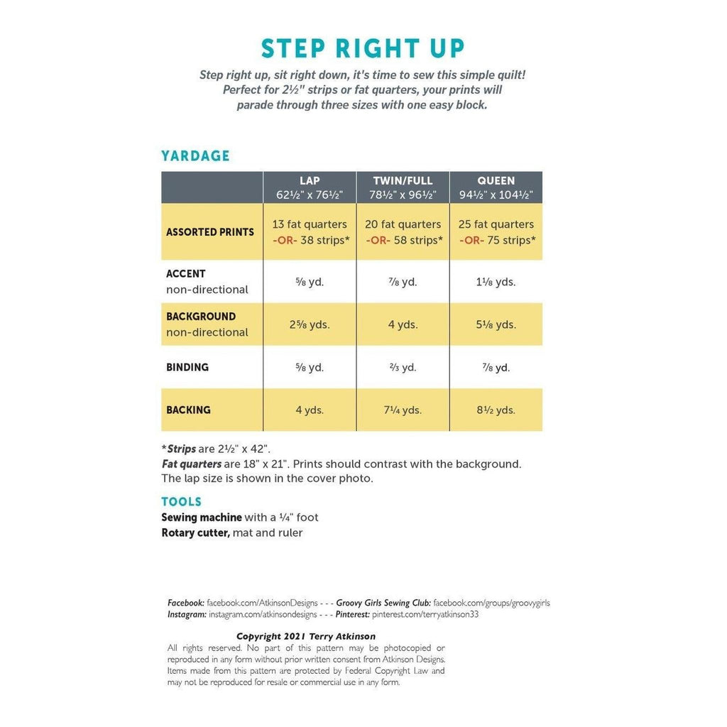 Pattern: Step Right Up