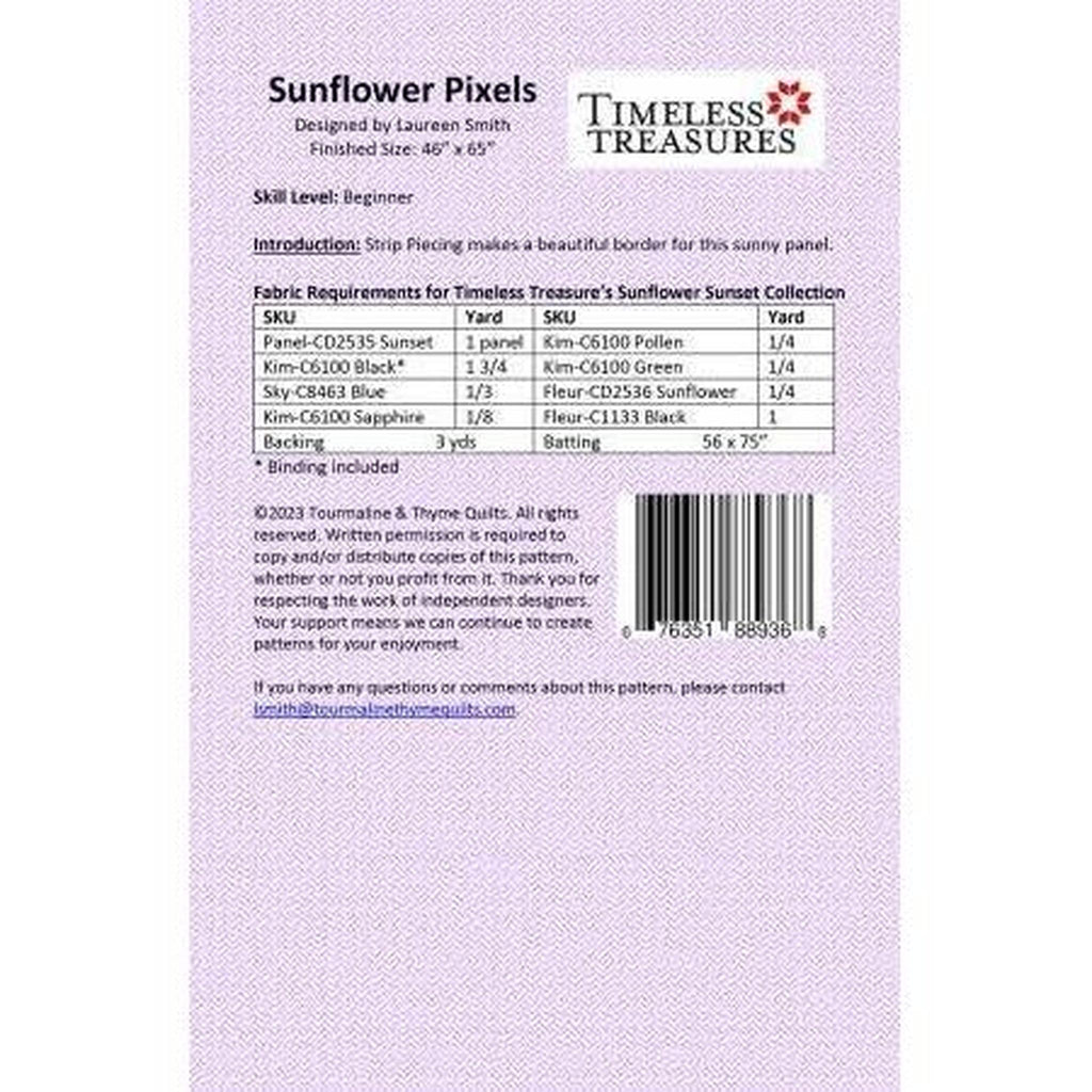 Pattern: Sunflower Pixels