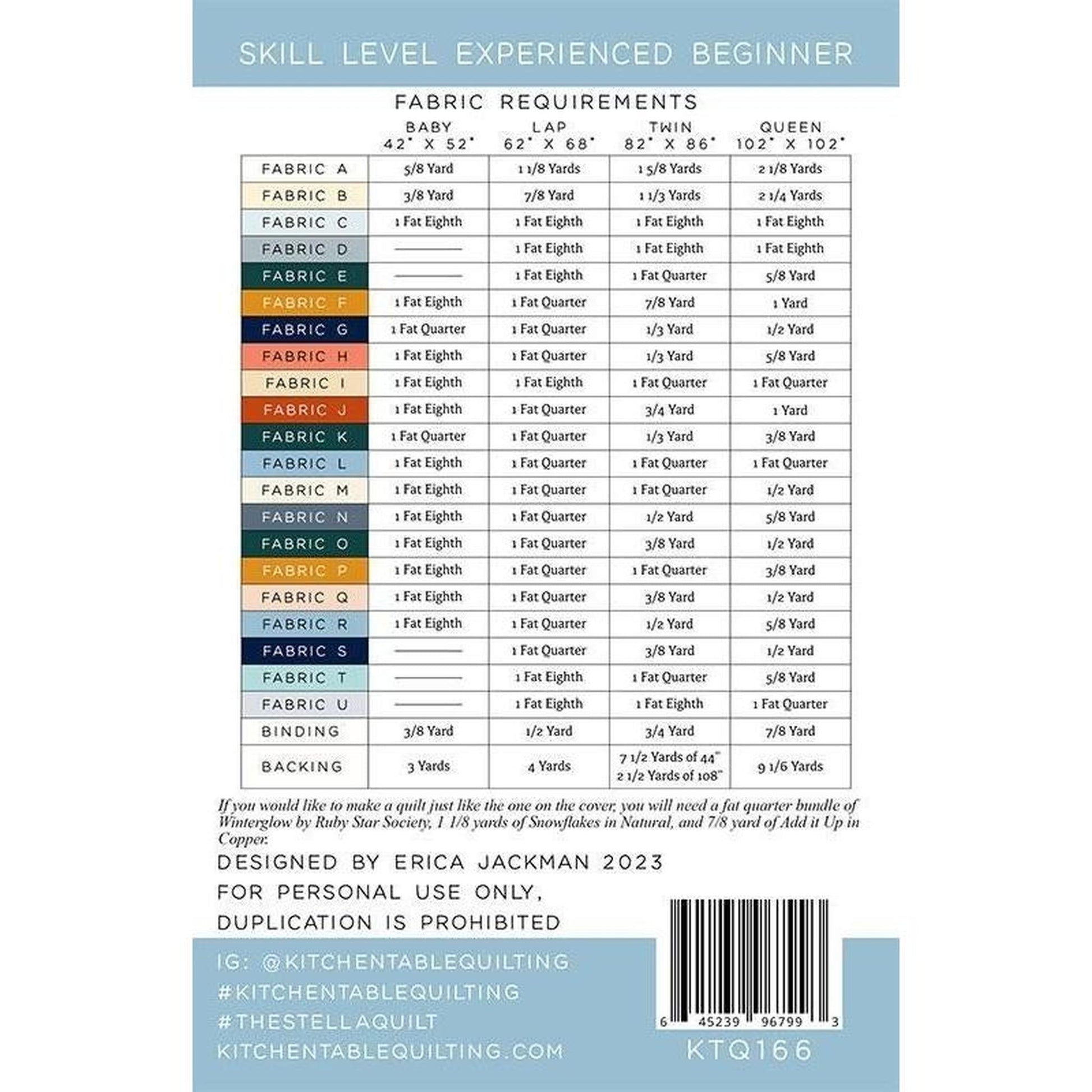 Pattern: The Stella Quilt