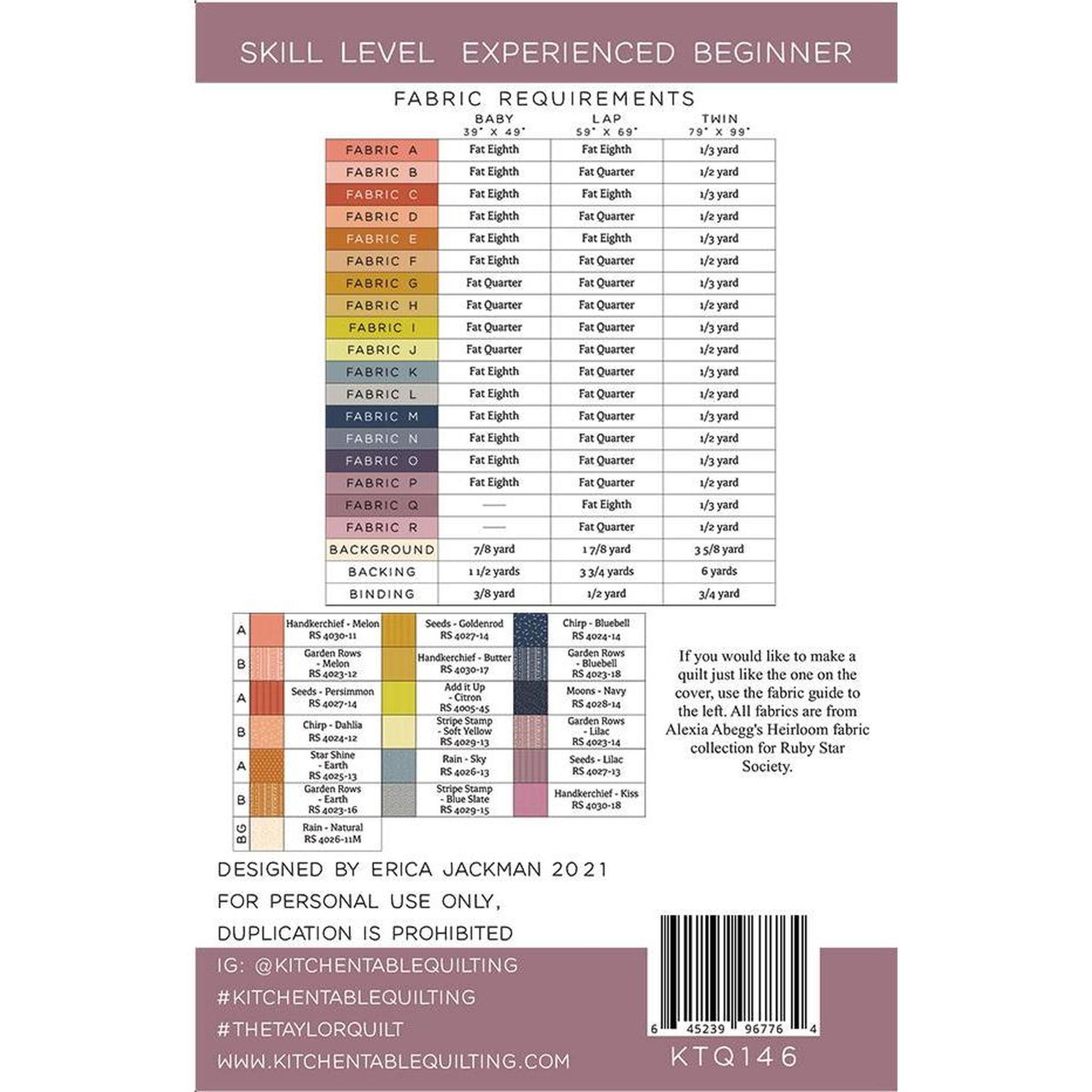 Pattern: The Taylor Quilt