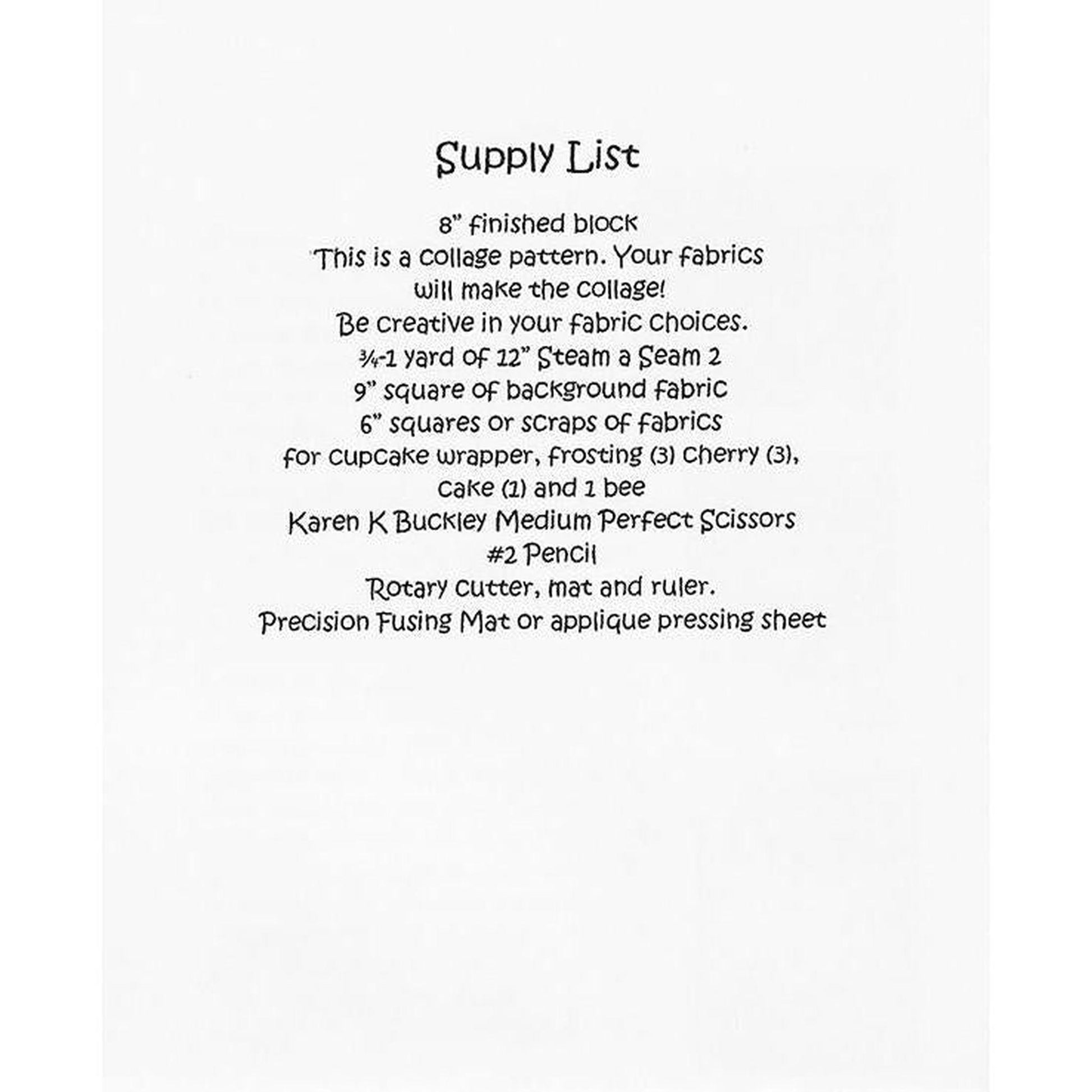 Pattern: Whatevers! #12 Cupcake by Laura Heine