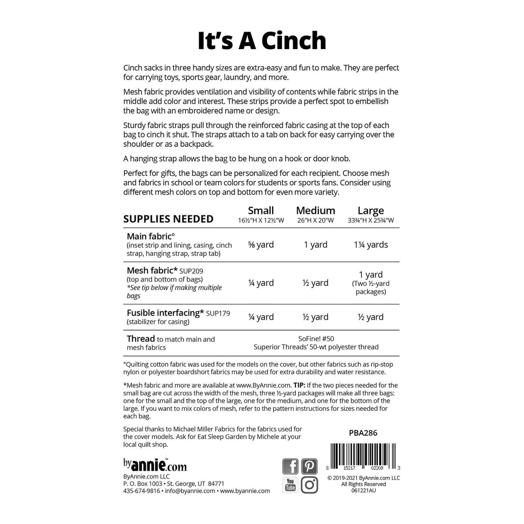 Pattern: byAnnie's It's a Cinch