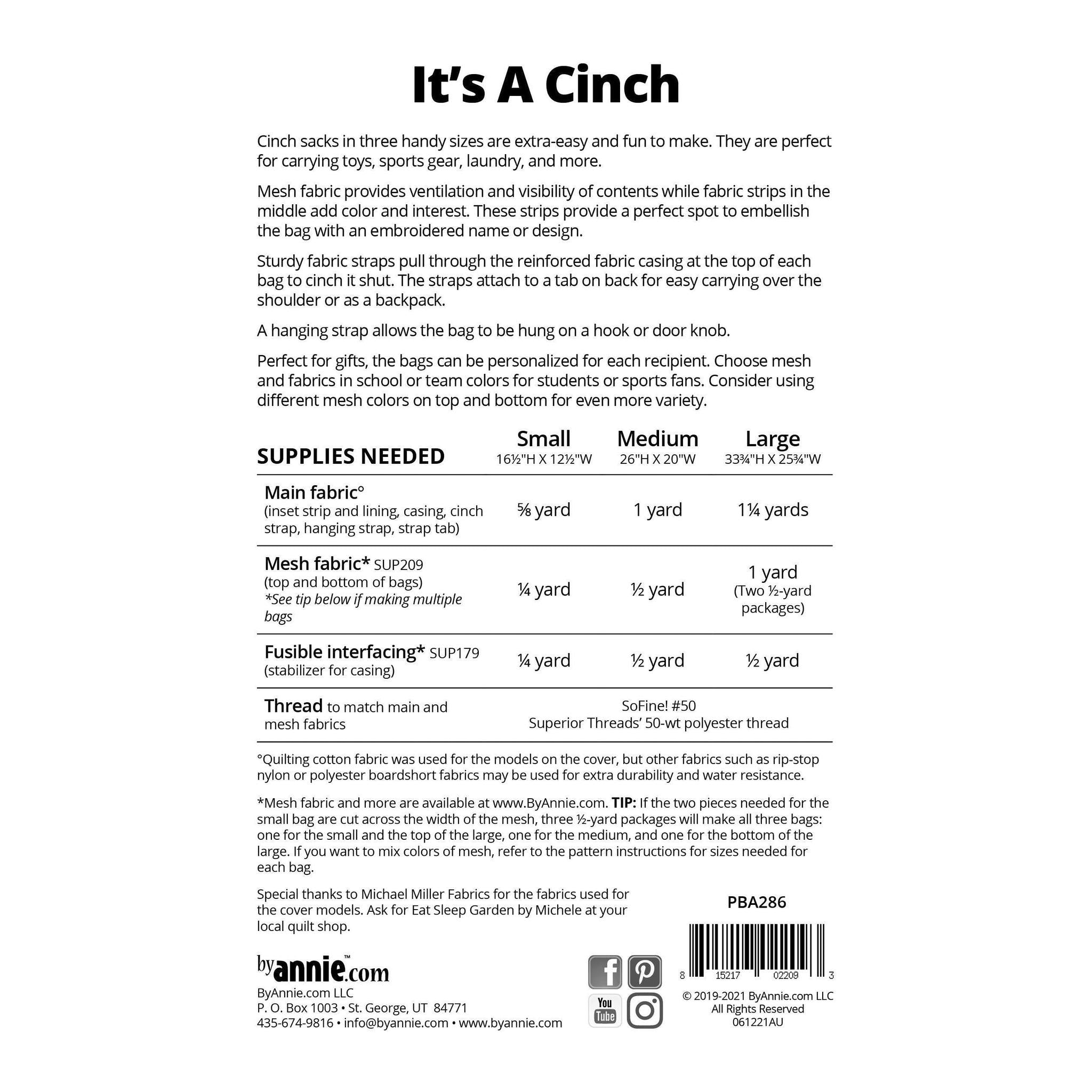 Pattern: byAnnie's It's a Cinch