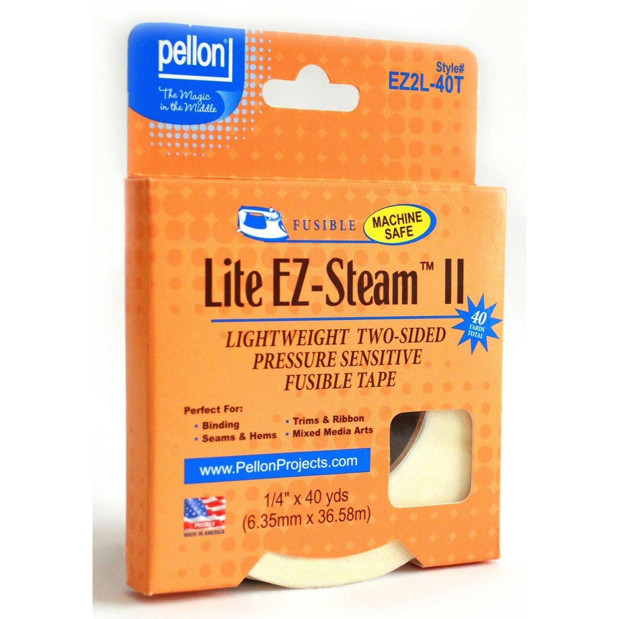 Pellon EZ Steam II Lite 1/4in x 40yds EZ2L-40T