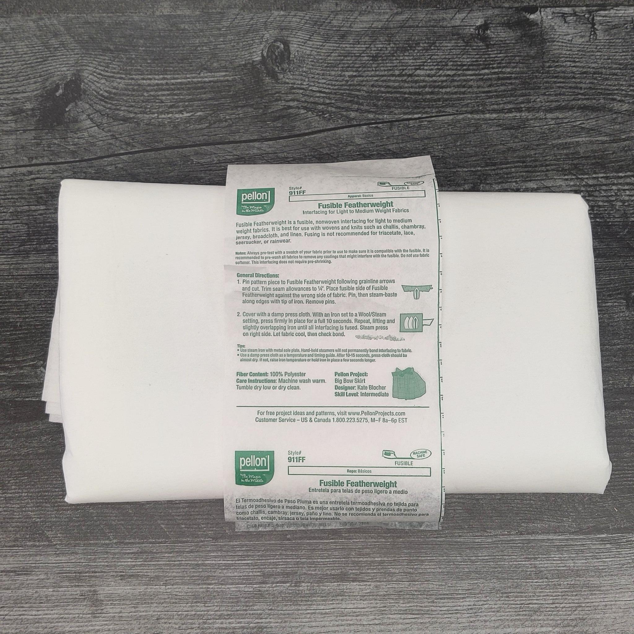 Fusible Feather To Mid-weight Pellon 20" - 911FF