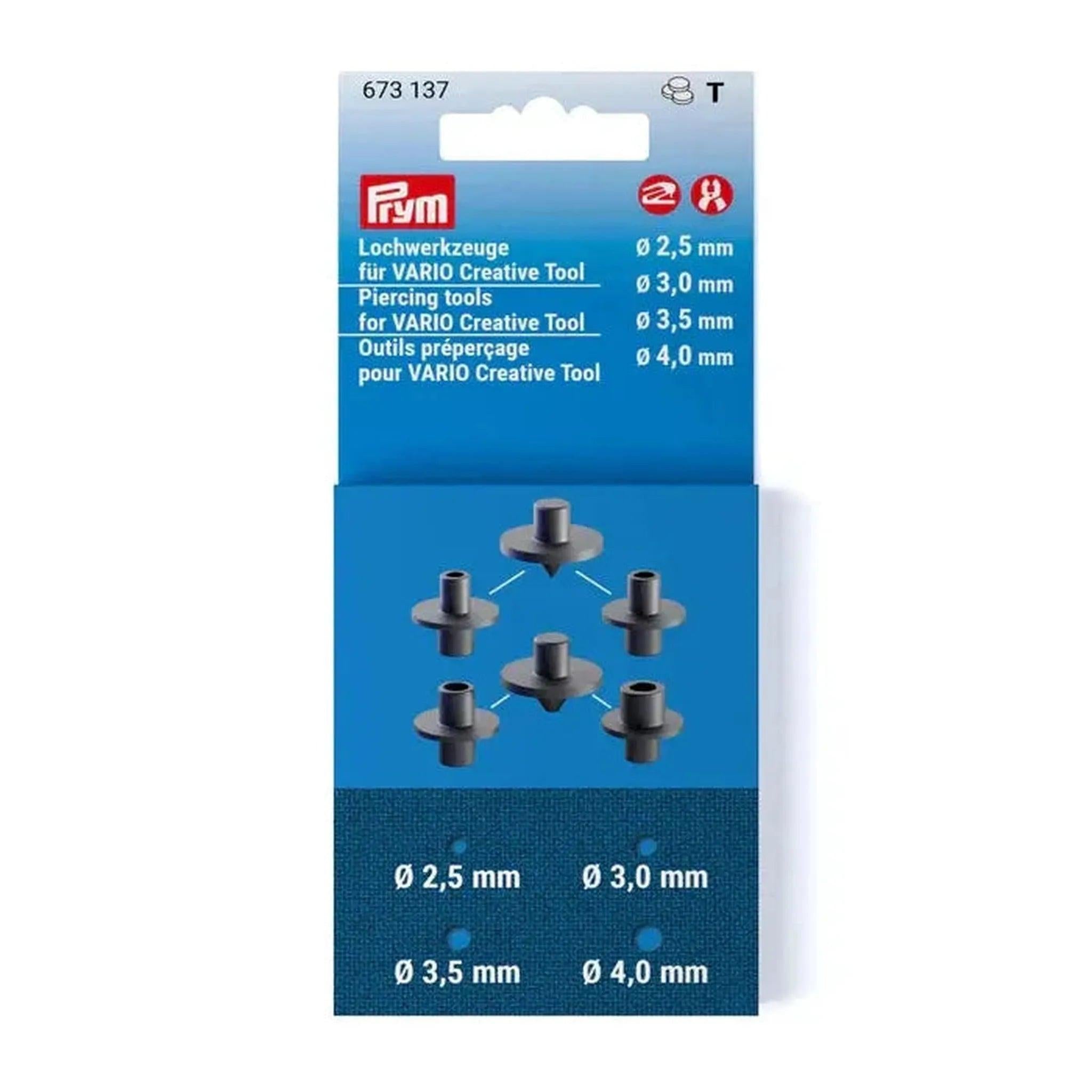 Piercing tools for VARIO Creative Tool 2.5-4mm