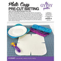 Plate Cozy Pre-Cut Batting 8ct (13in Square - Makes 4 plate cozies)