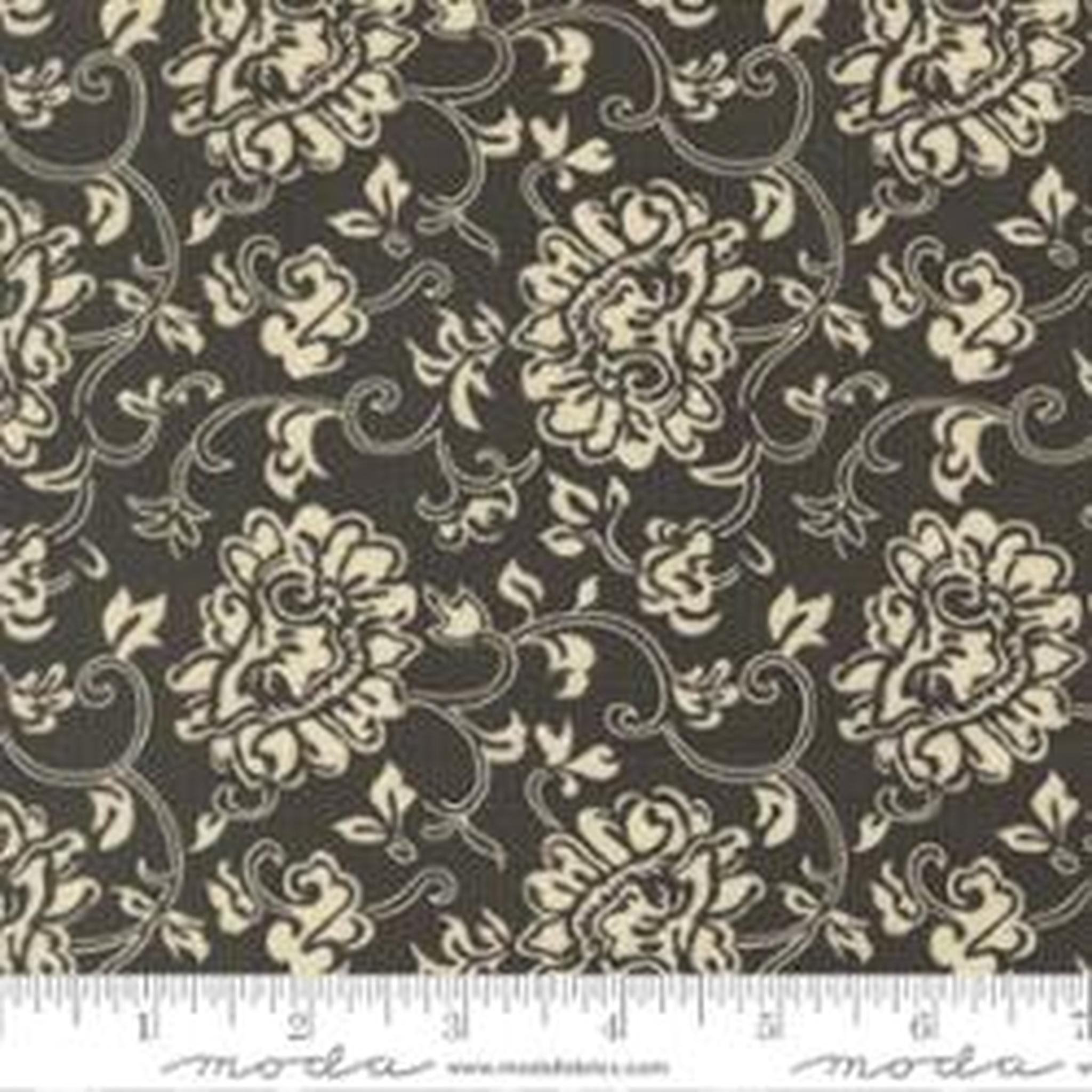 Posh Echo Florals Block Print Lace Dusk