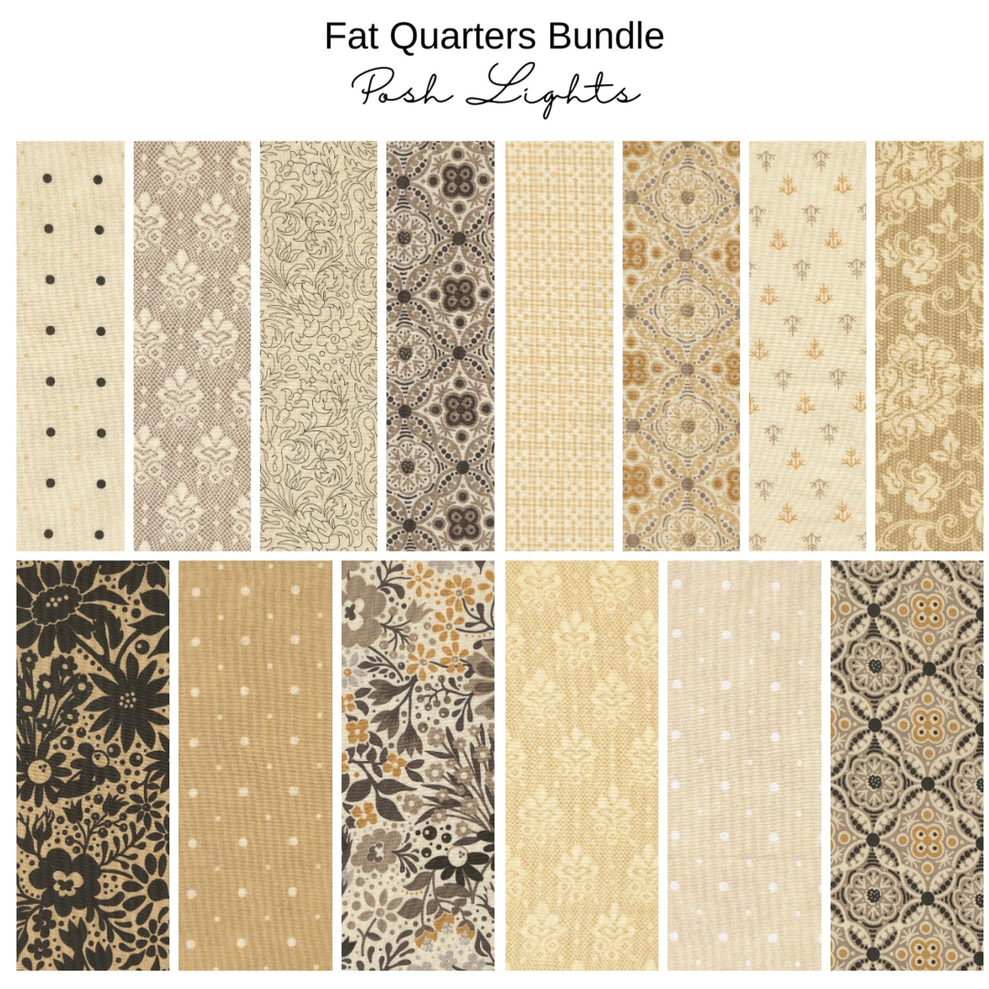 Posh Lights Fat Quarter Bundle (14)