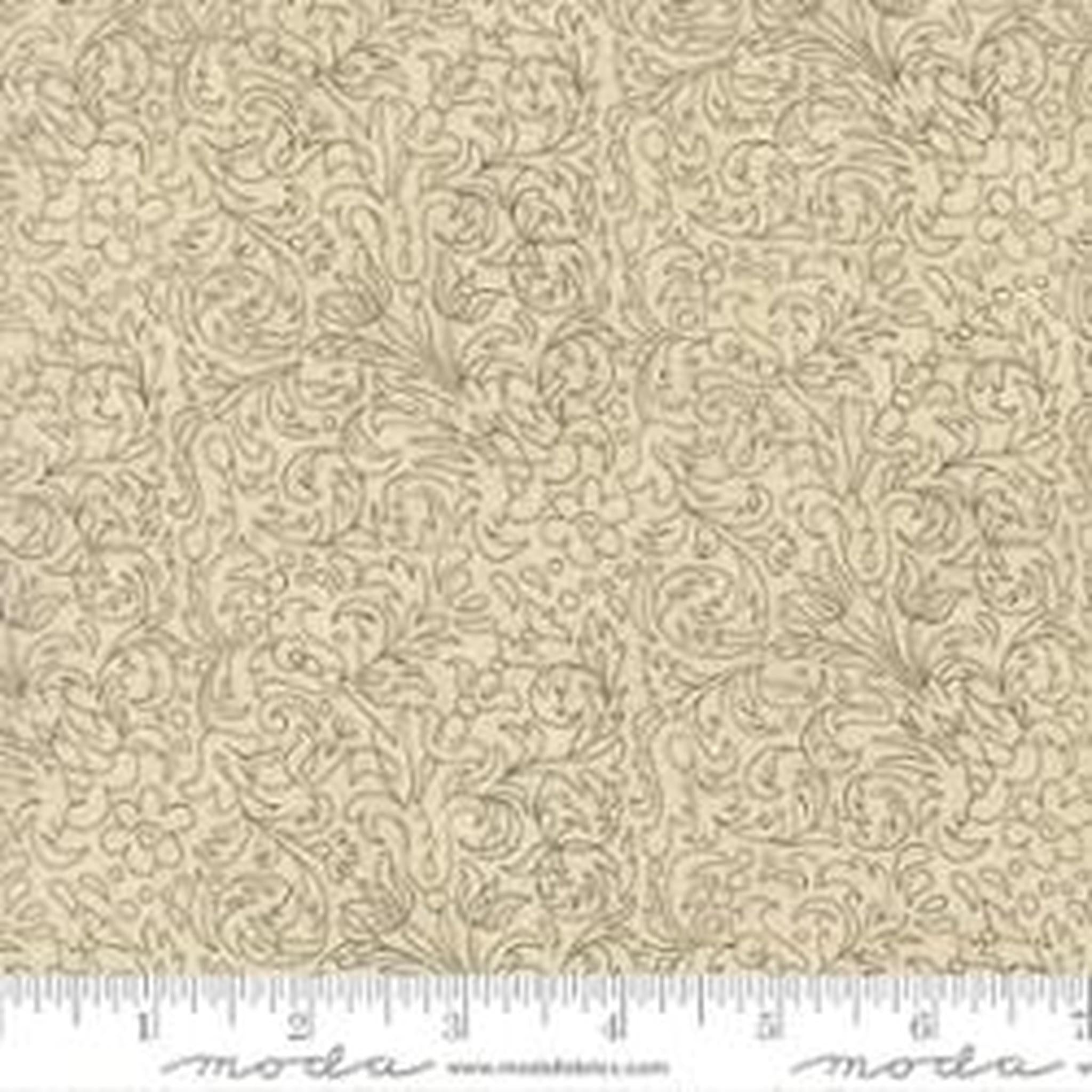 Posh Threadwork Blenders Scroll Ivory Whisper