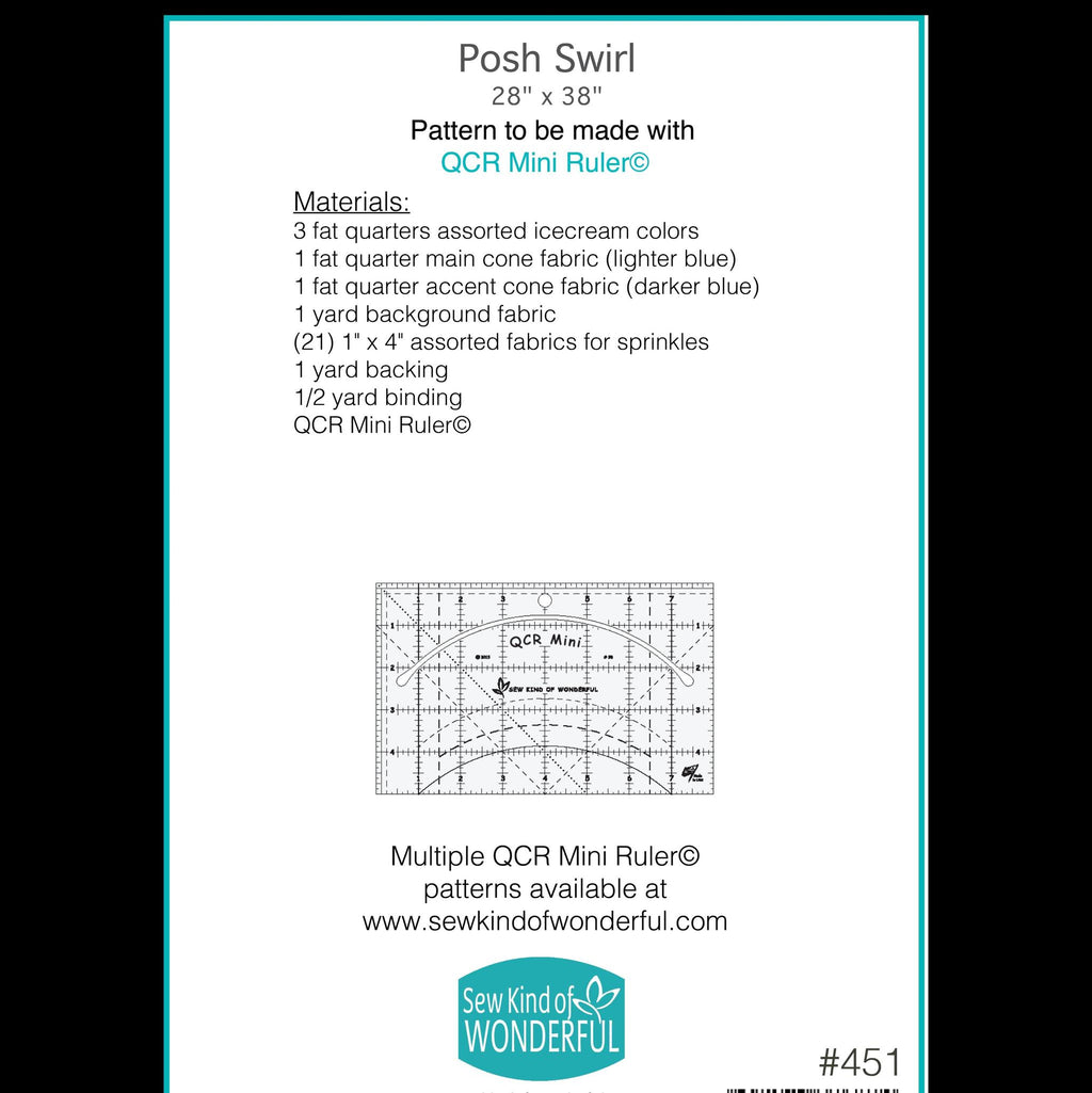 Sew Kind of Wonderful - Posh Swirl Pattern