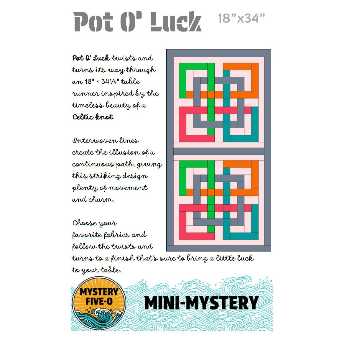 Mystery Five-0 - Pattern - Mini #6 - Pot O' Luck