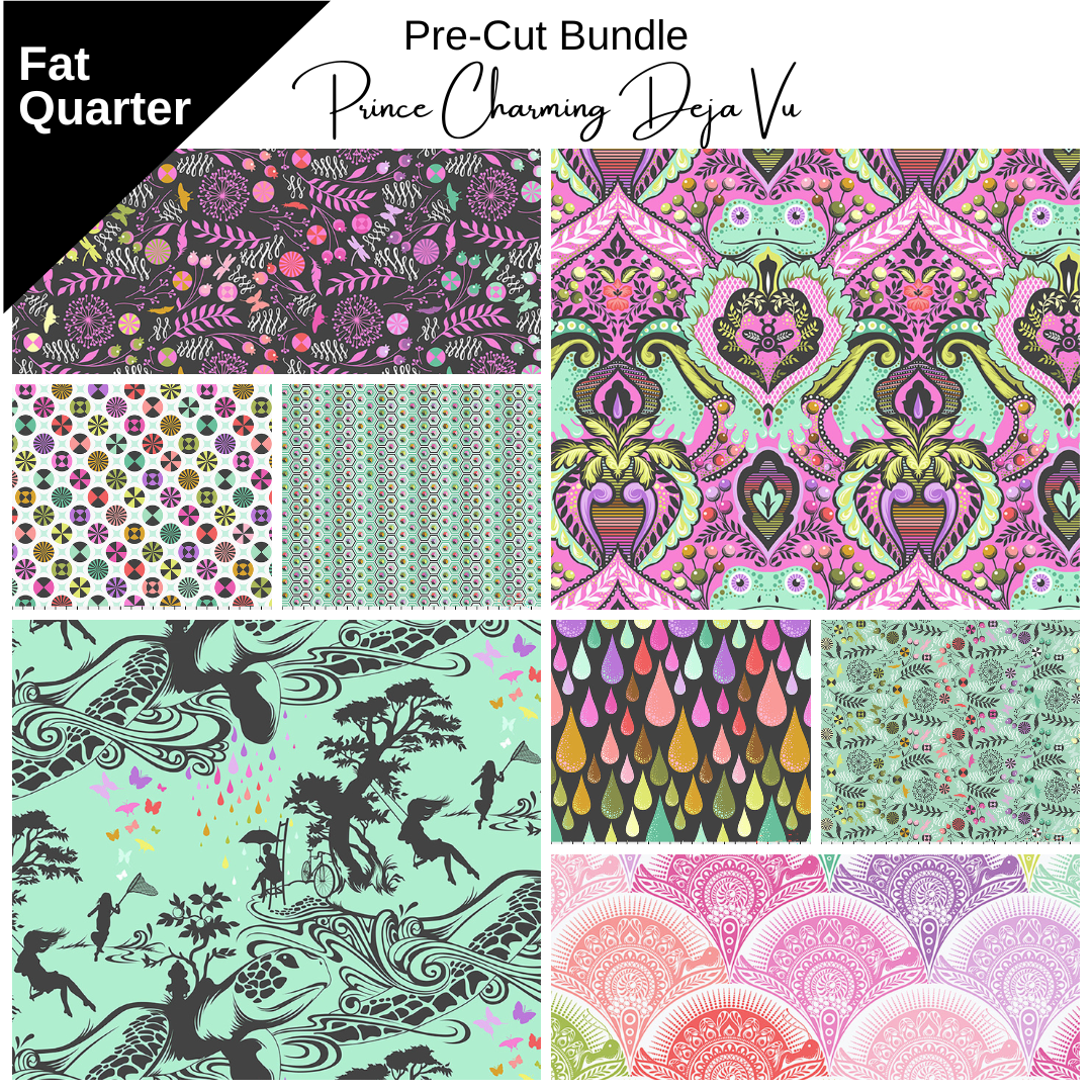 PREORDER Prince Charming Deja Vu (8) - Fat Quarter Bundle