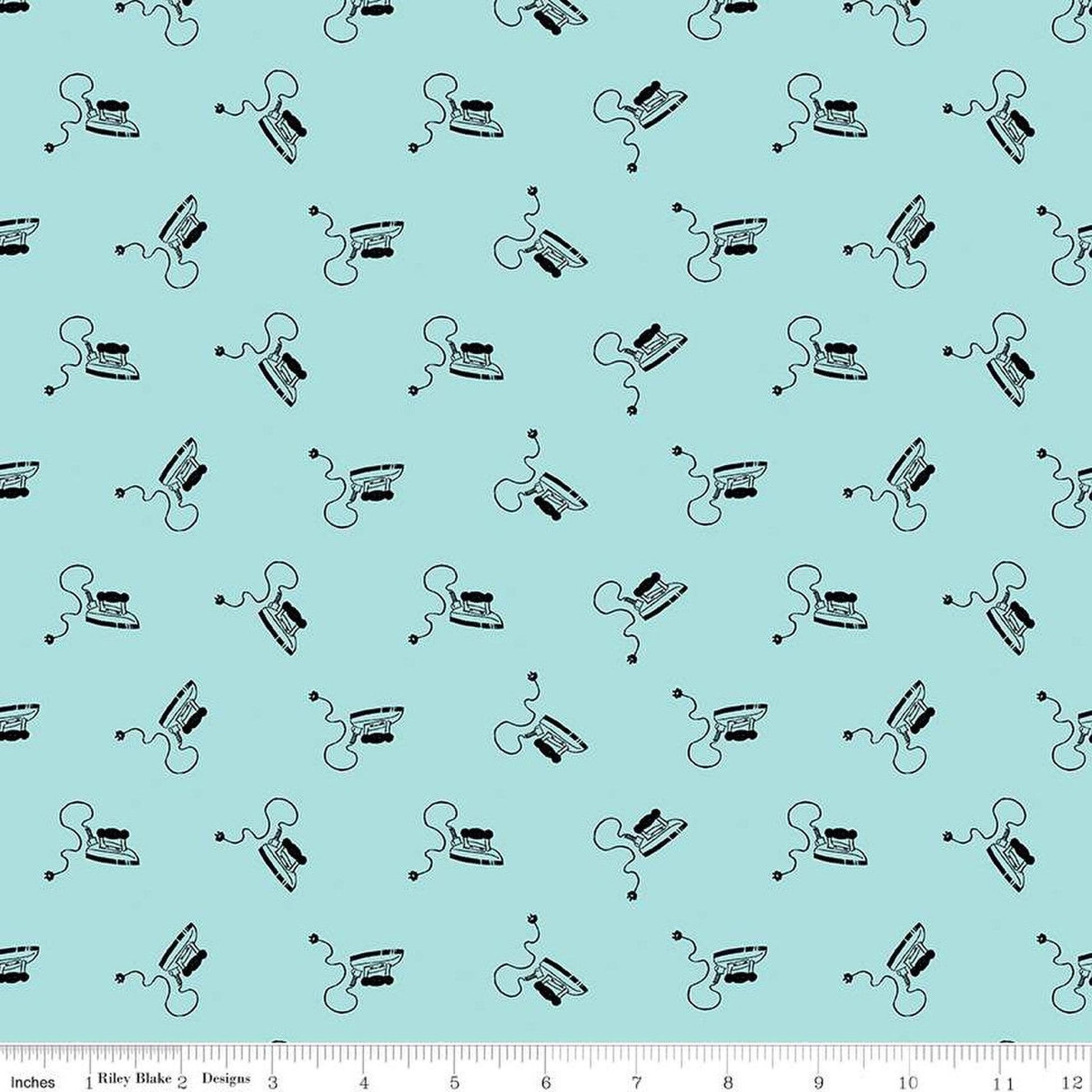 Press On by J. Wecker Frisch - Mini Irons: Aqua