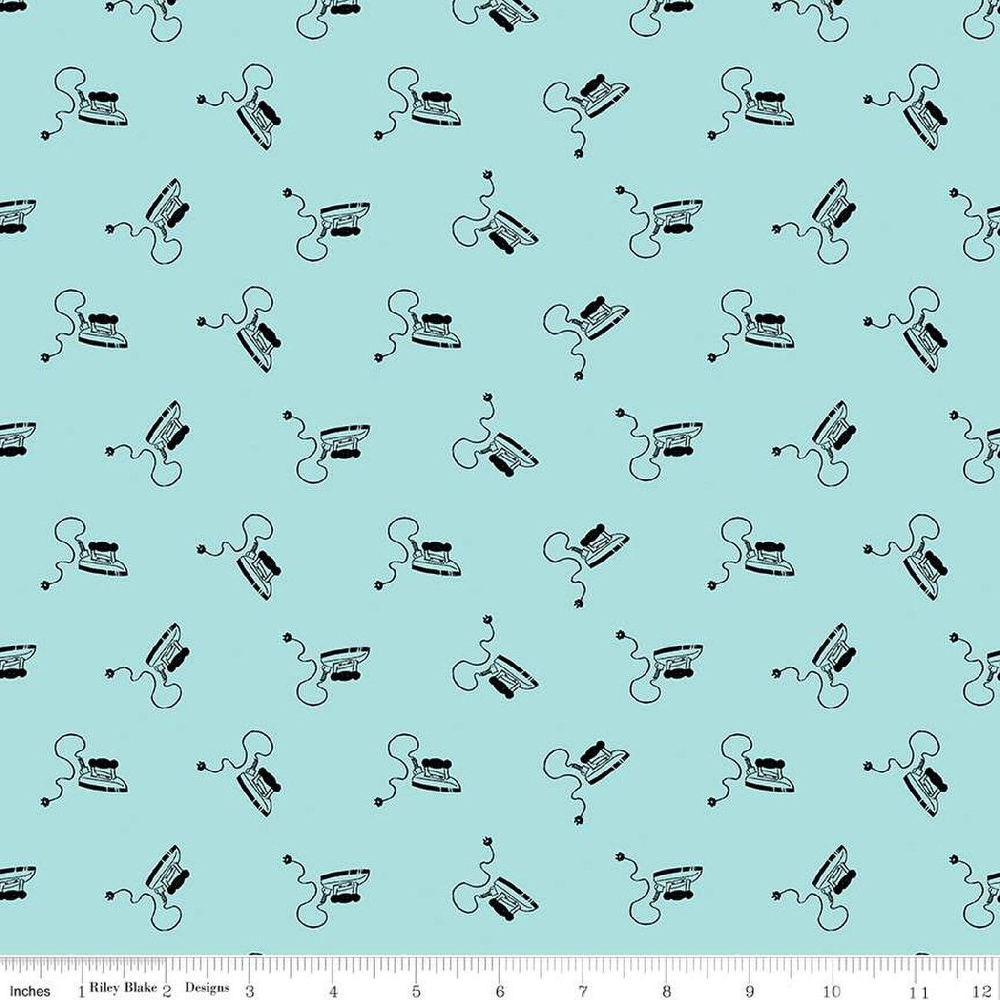 Press On by J. Wecker Frisch - Mini Irons: Aqua