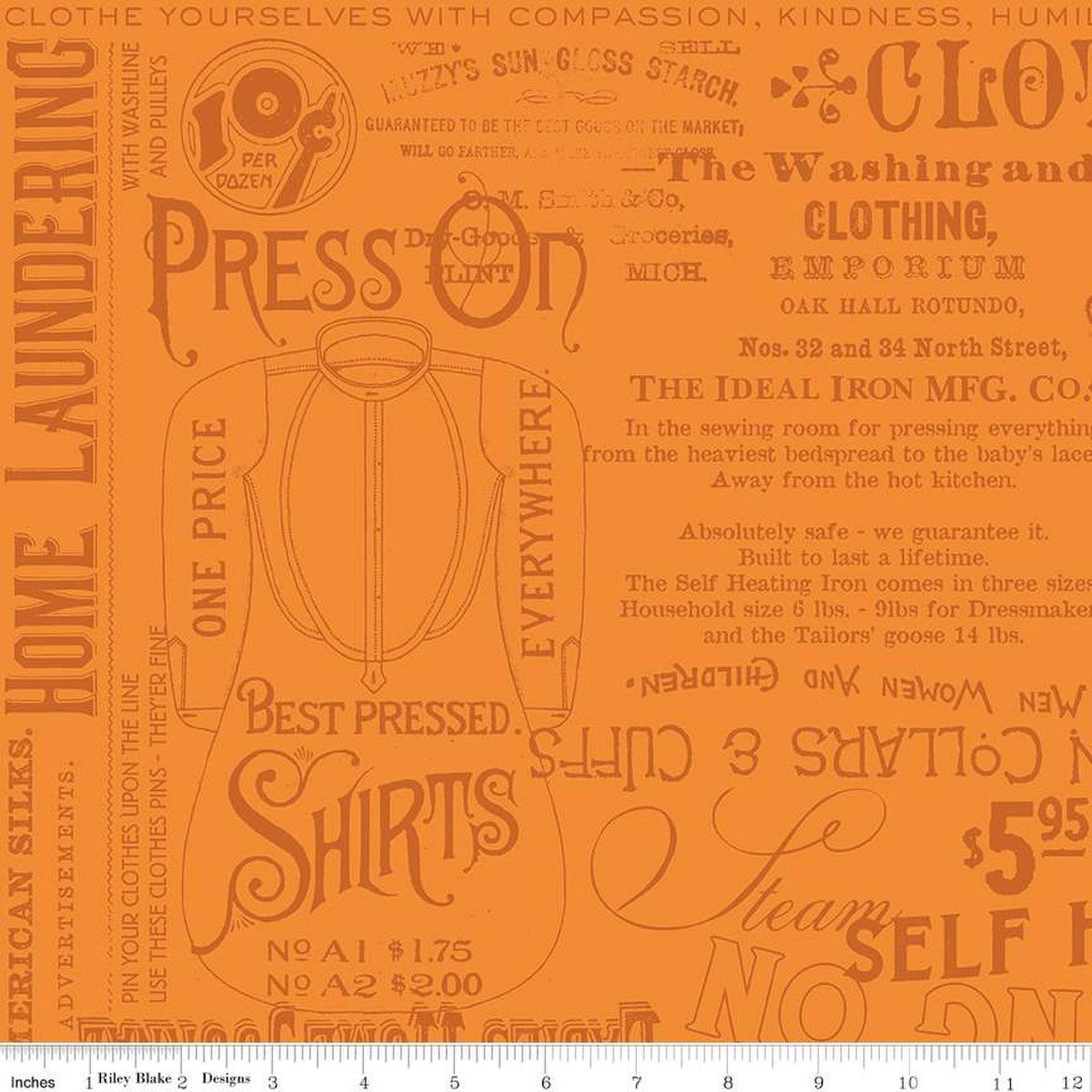 Press On by J. Wecker Frisch - Pressing Matters: Orange