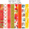 6" Apple Peels (8) - PUNC*T - Orange and Yellow