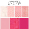 Fat Quarter Bundle (7) Light to Dark Pinks