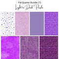 Fat Quarter Bundle (7) Light to Dark Purples