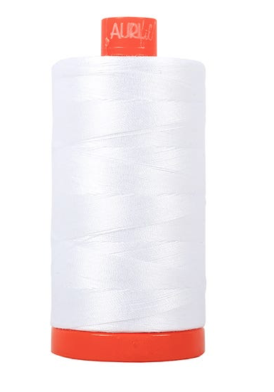 Aurifil Cotton Thread 50wt - White A1050-2024